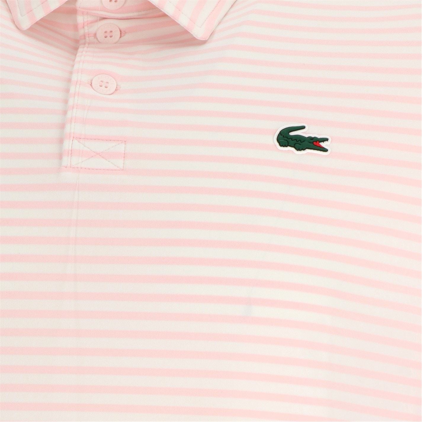 Lacoste Crocodile Logo Collared Neck Short Sleeve Polo Shirt