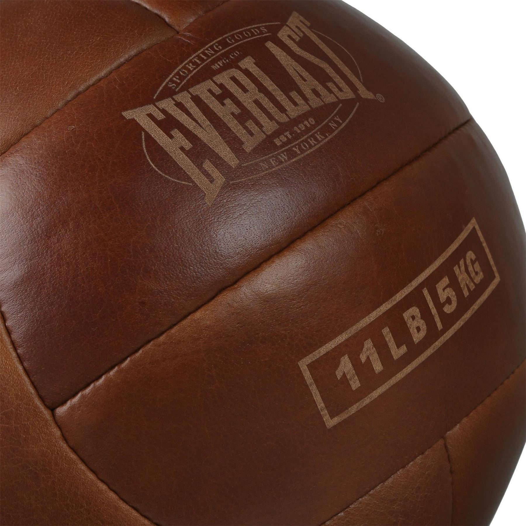 Everlast 1910 Pro Leather Medicine Ball