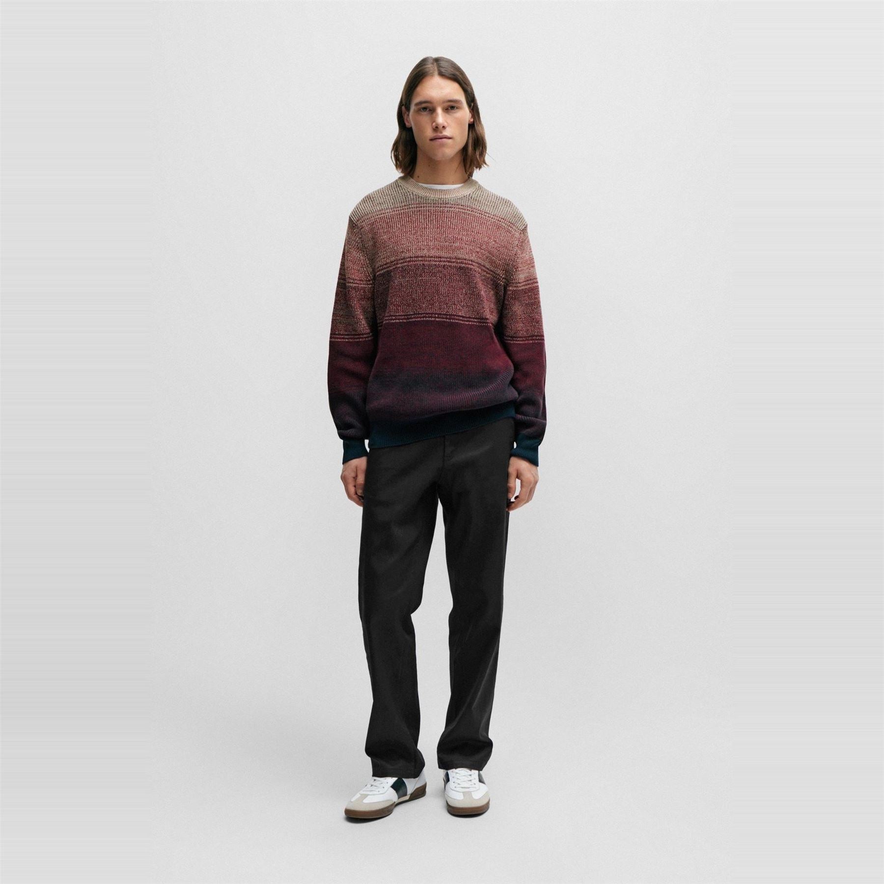 Boss Crew Neck Long Sleeve Regular Fit Sweater