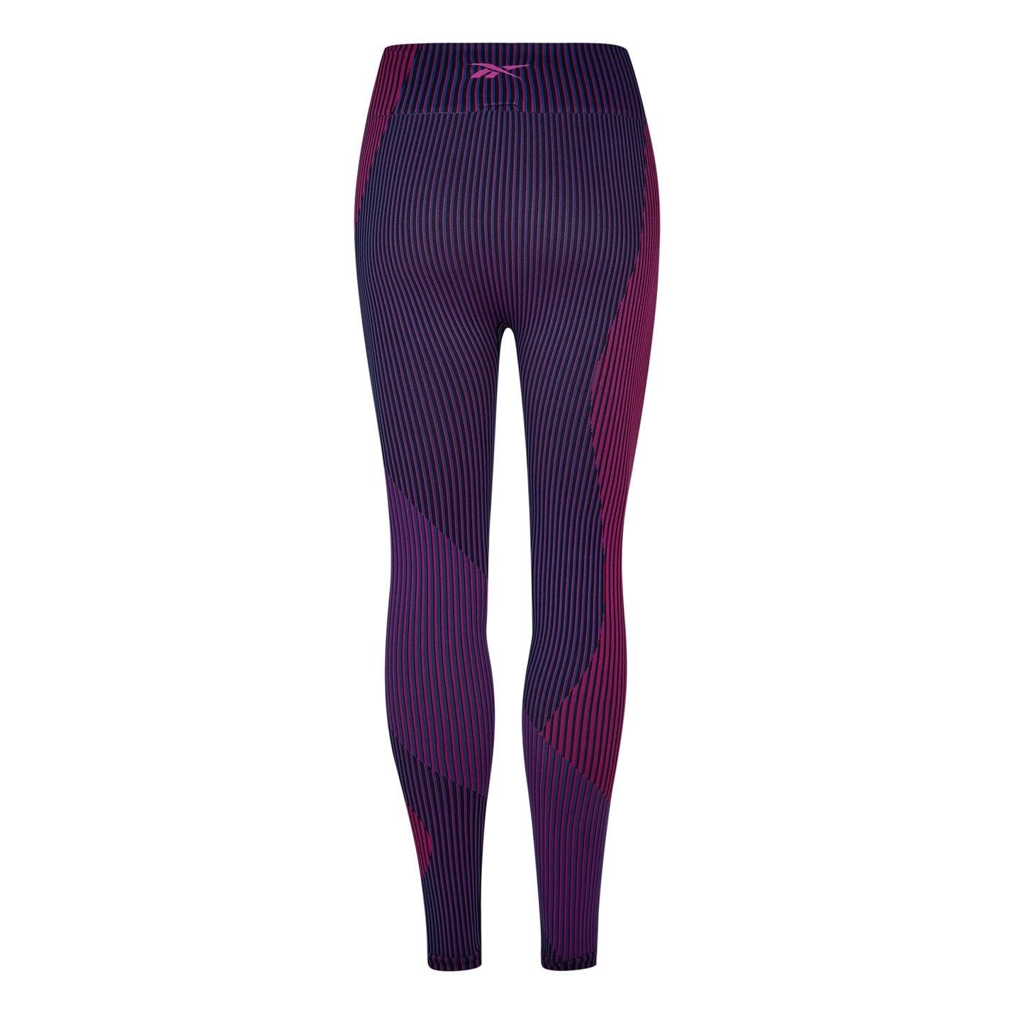 Reebok Womens United By Fitness Myoknit Seamless Leggings Gym Legging