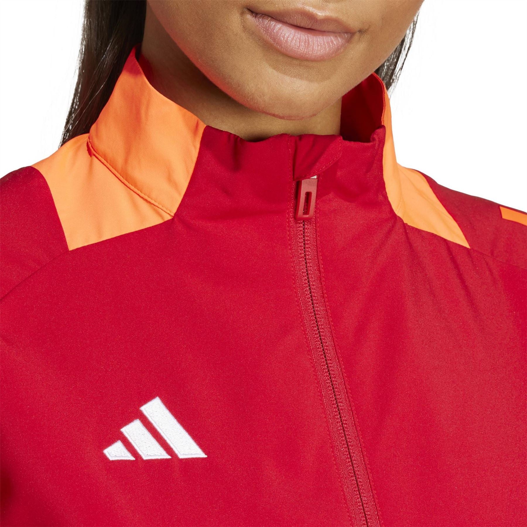 adidas Tiro24 Funnel Neck High Collar Long Sleeve Athletic Top