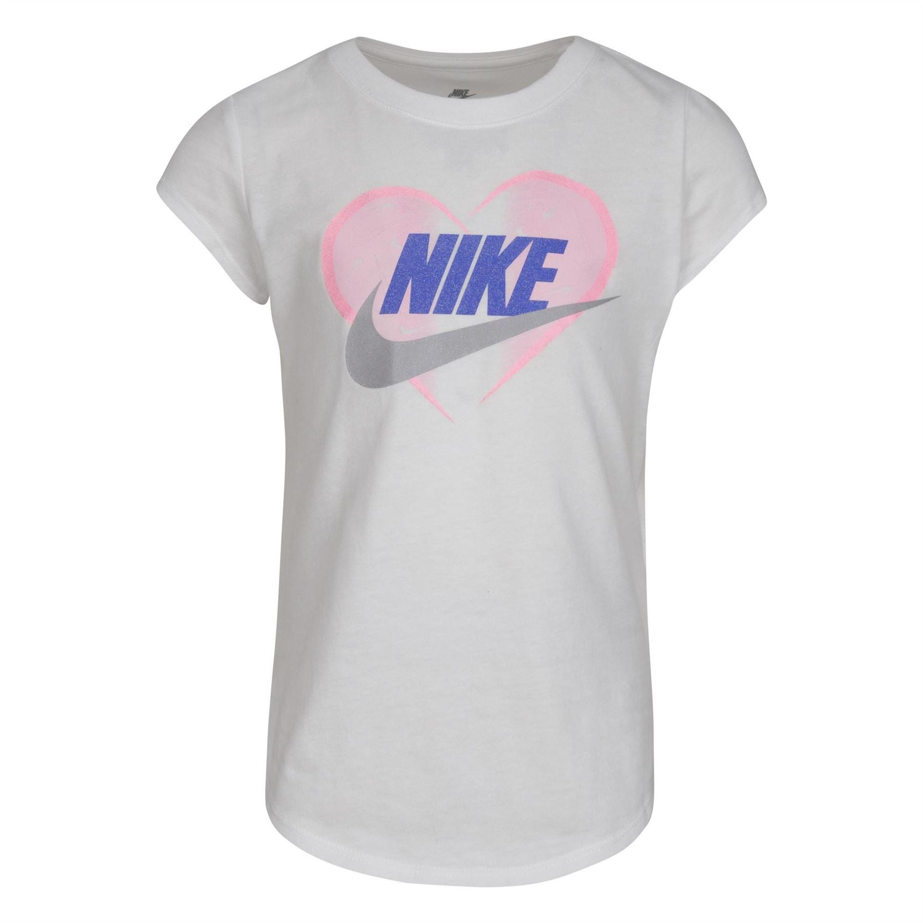 Nike Heart Graphic Crew Neck Short Sleeve T-Shirt