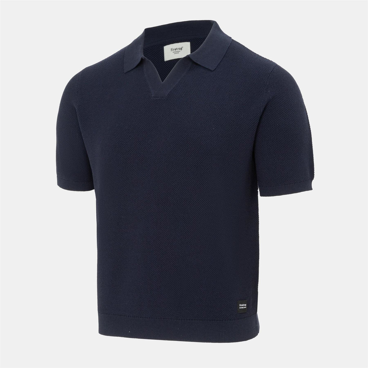 Firetrap Striped Classic Collared T-Shirt