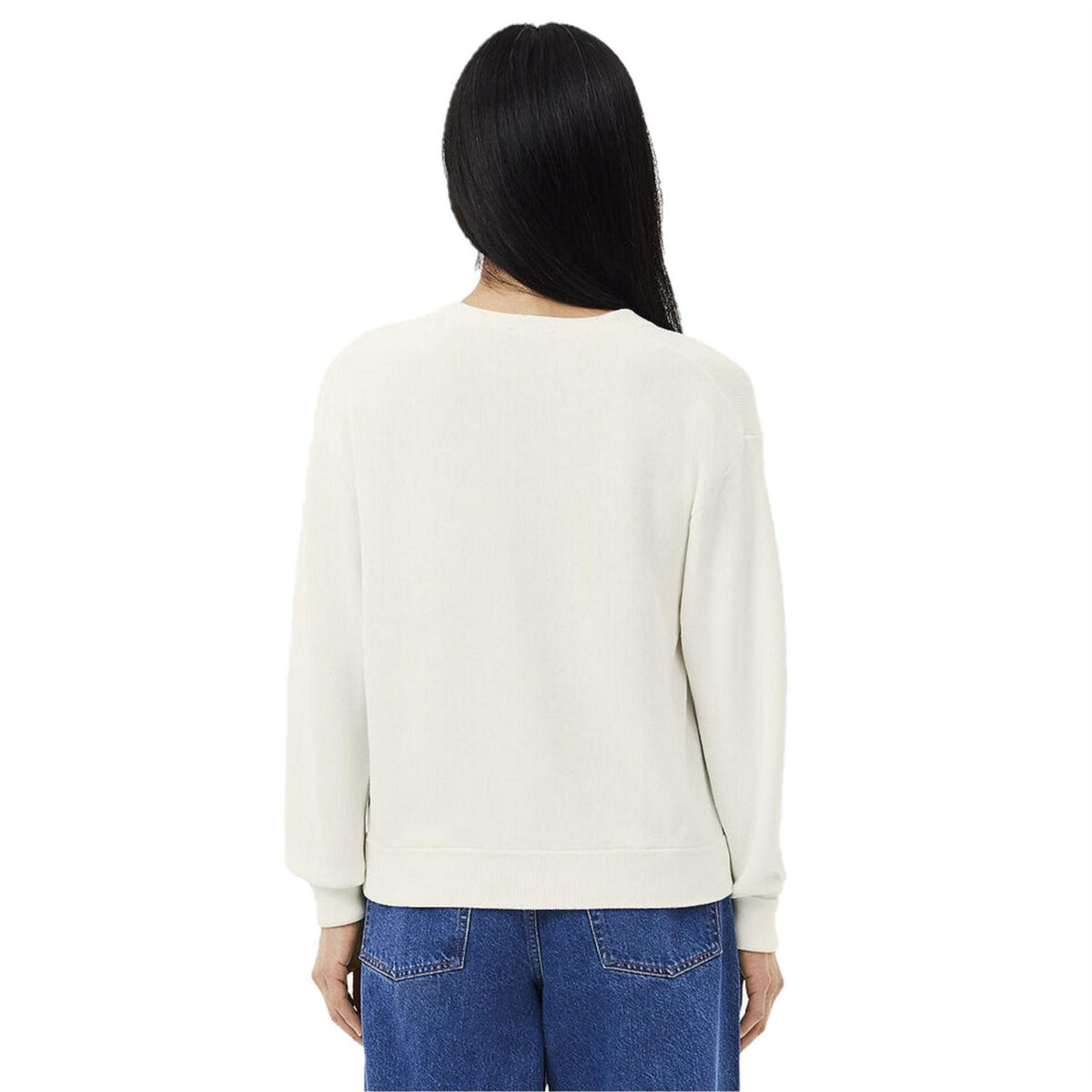 Lacoste V-Neck Relaxed Fit Long Sleeve Sweater