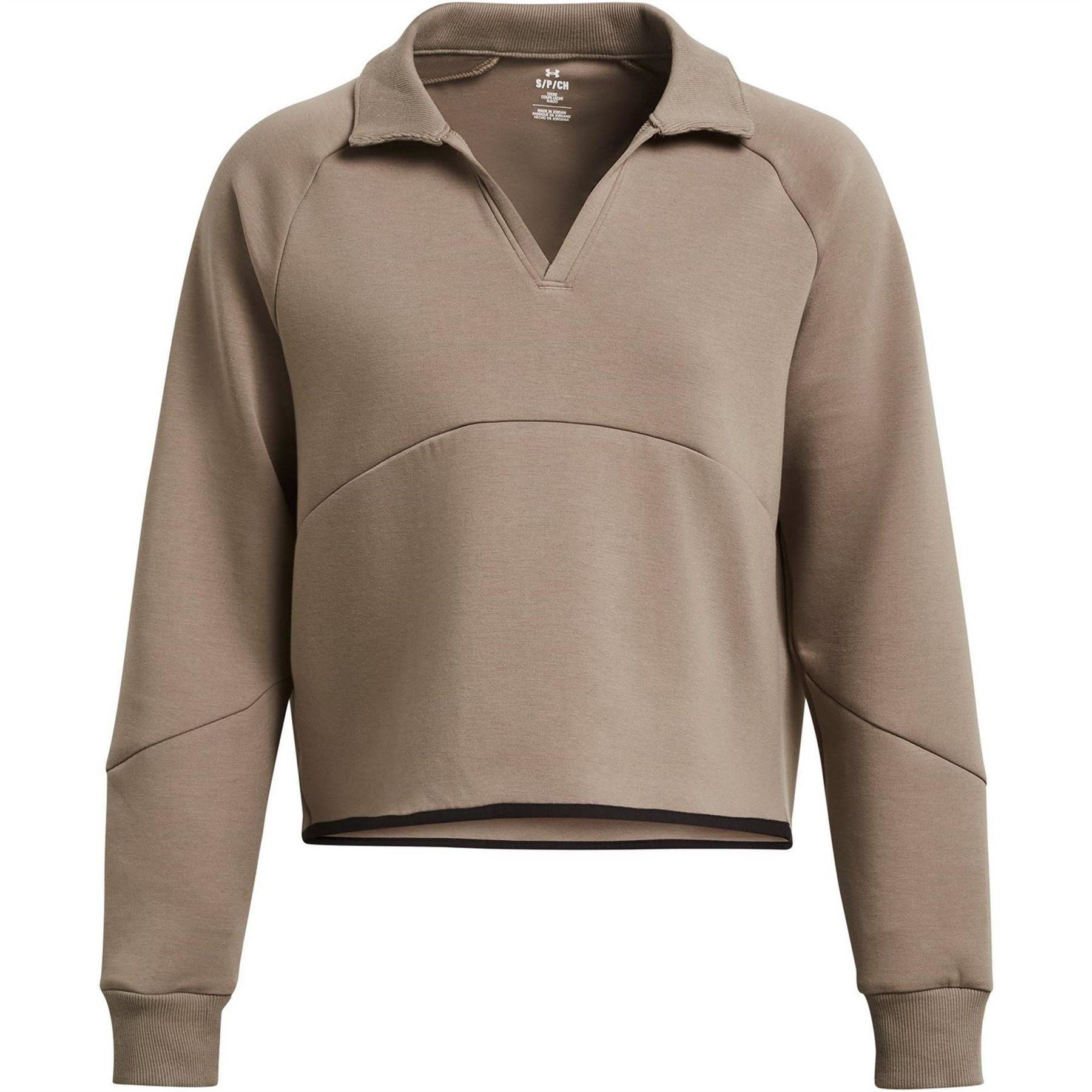 Under Armour Rugby Collared Neck Raglan Sleeve Sweatshirt