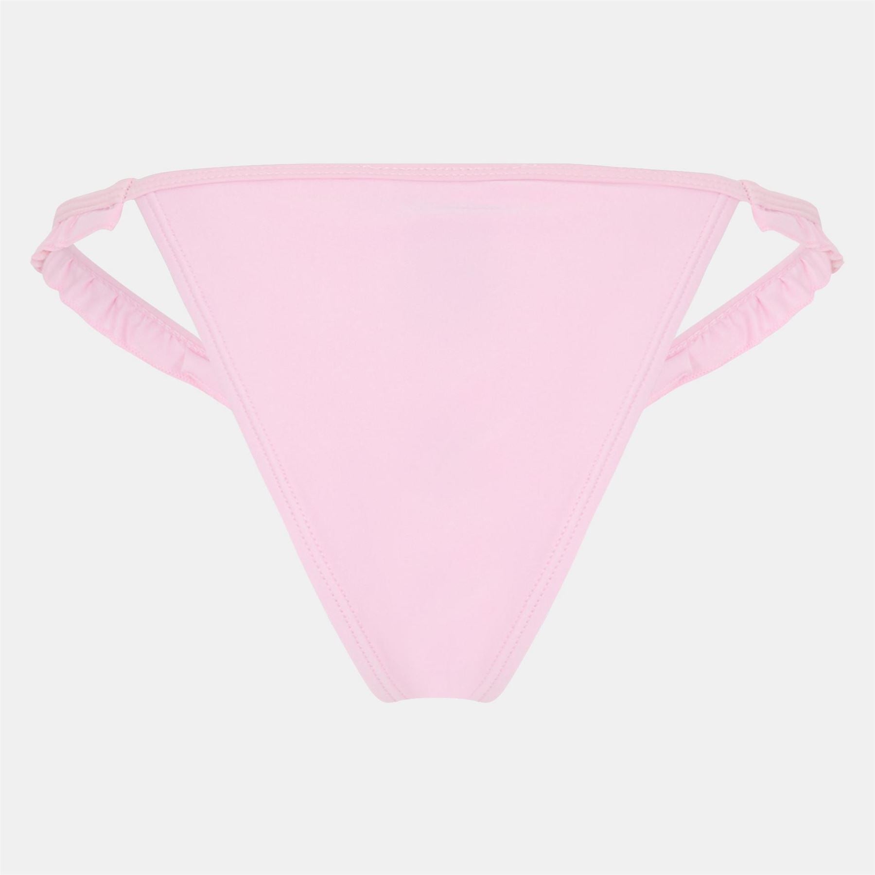 Brave Soul Low Rise Bikini Bottoms With Frill