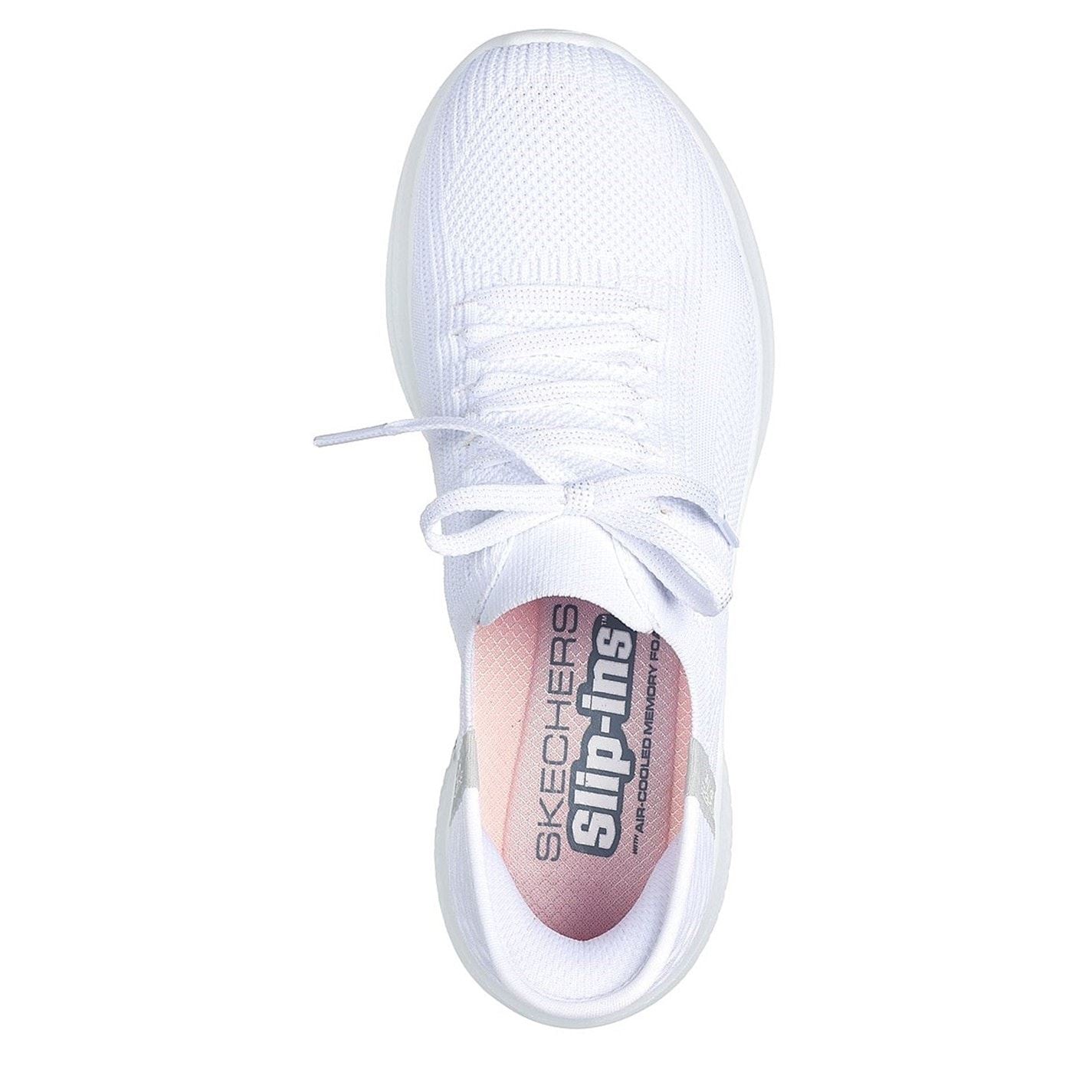 Skechers Low Top Ribbed Flat Heel Sneakers
