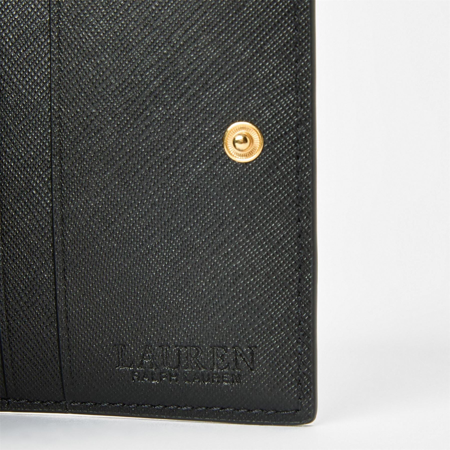 Lauren by Ralph Lauren Real Leather Compact Trifold Wallet
