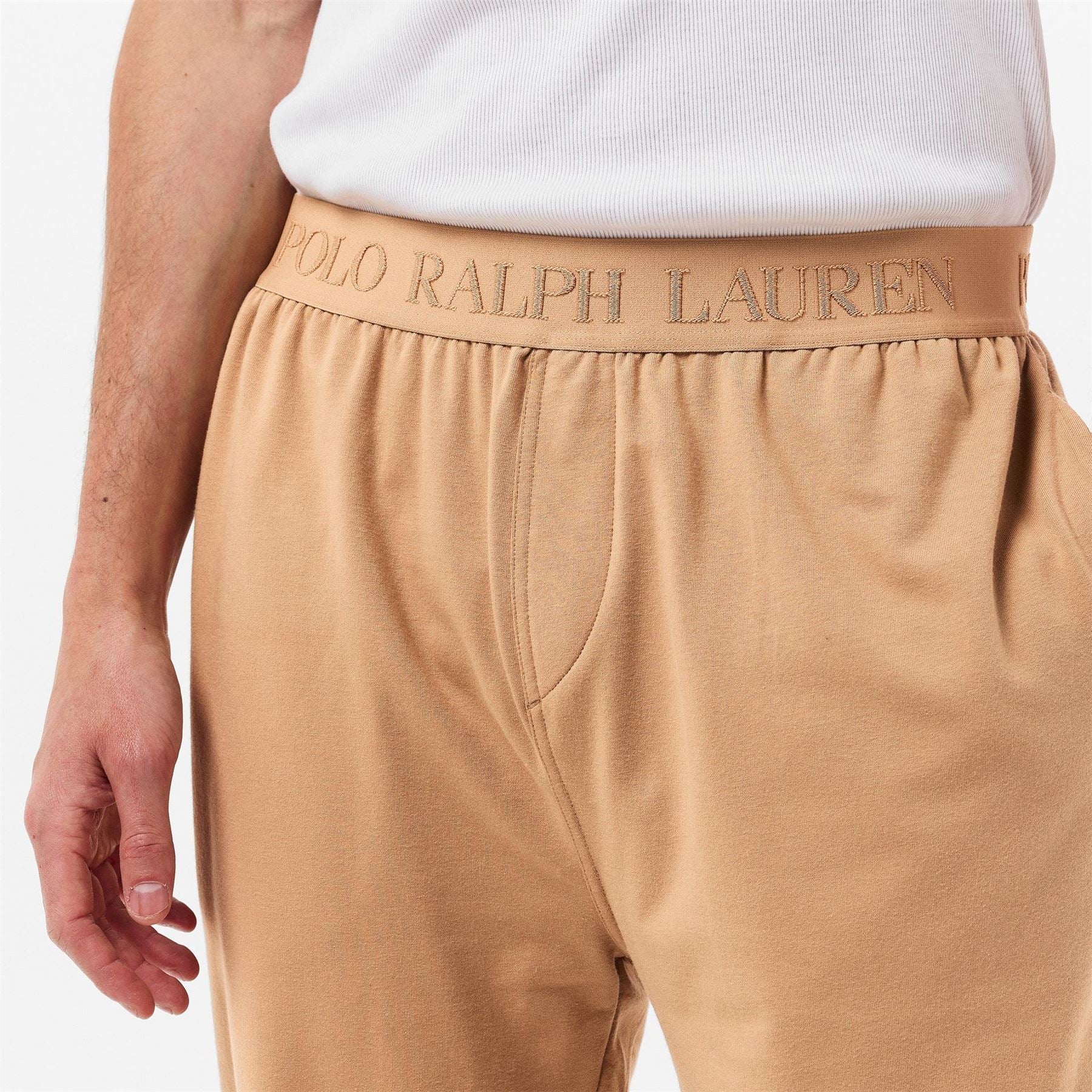 Polo Ralph Lauren Tonal Taped Closed Hem Jersey Joggers