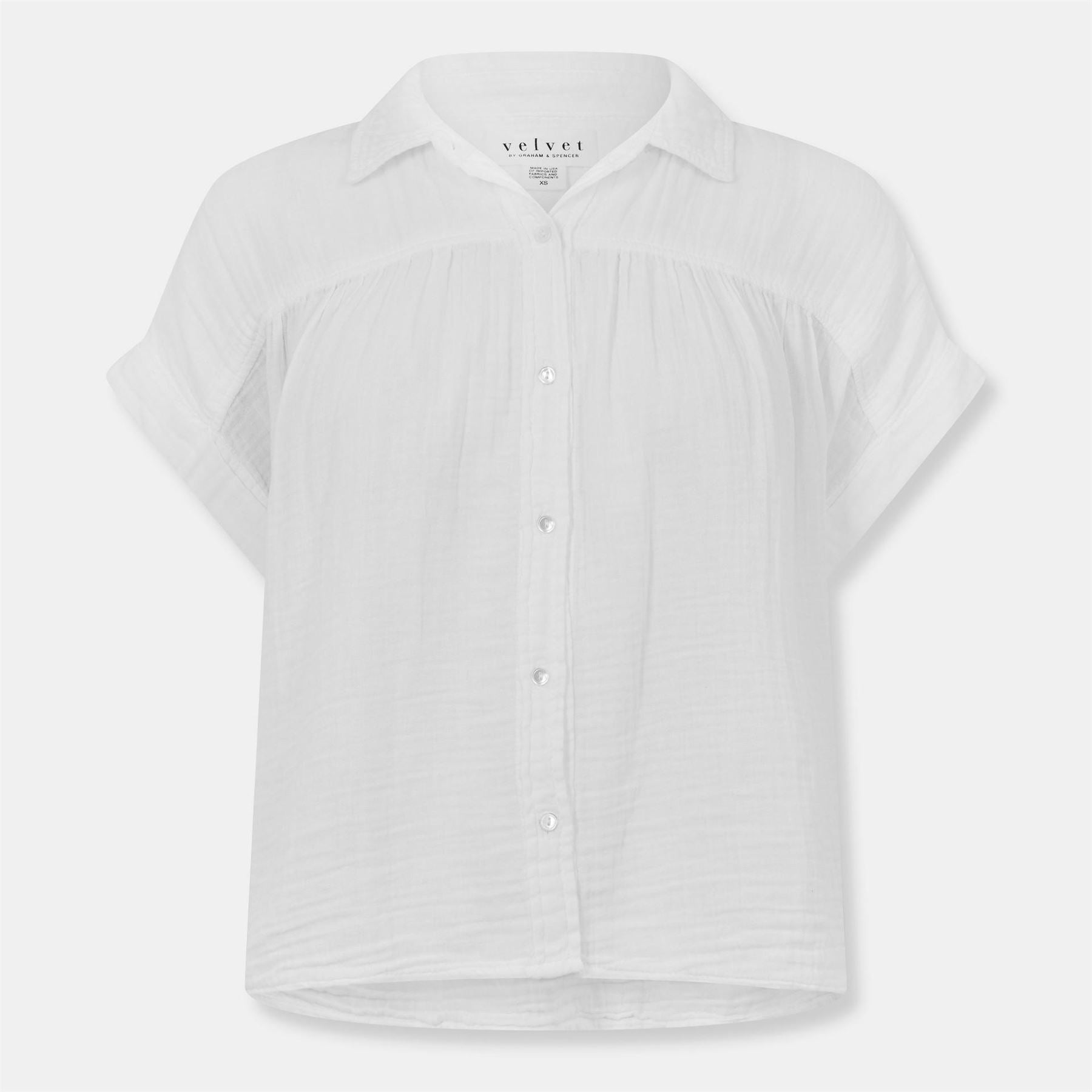Velvet by Graham and Spencer Regular Fit Short Sleeve Shirt