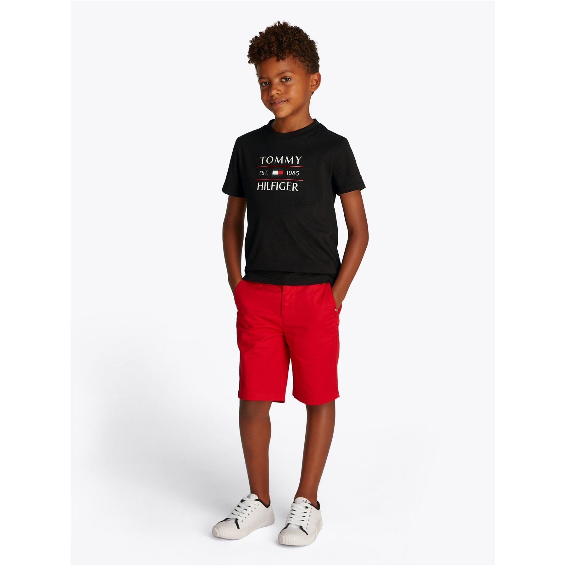 Tommy Hilfiger Flag Regular Fit Short Sleeve Crew Neck T-Shirt