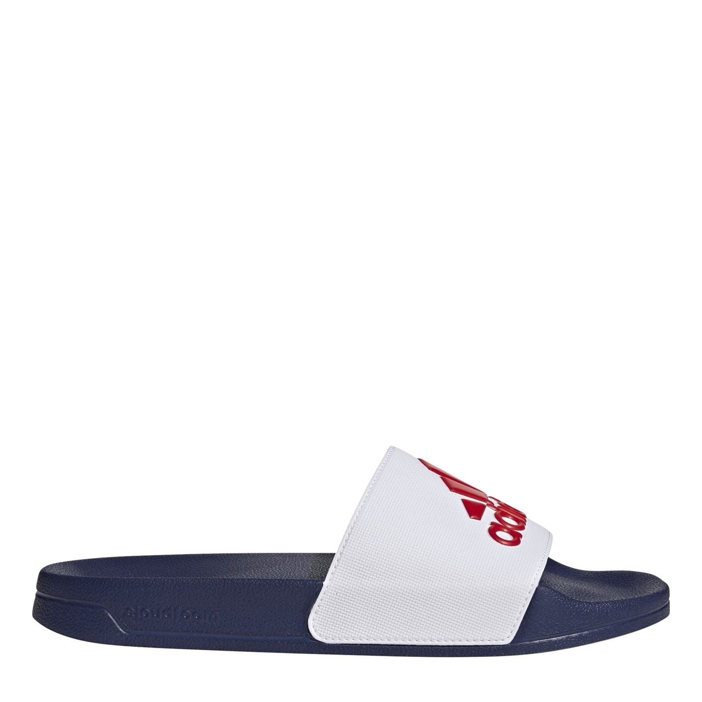 adidas Adilette Kids Open Toe Logo Print Slides