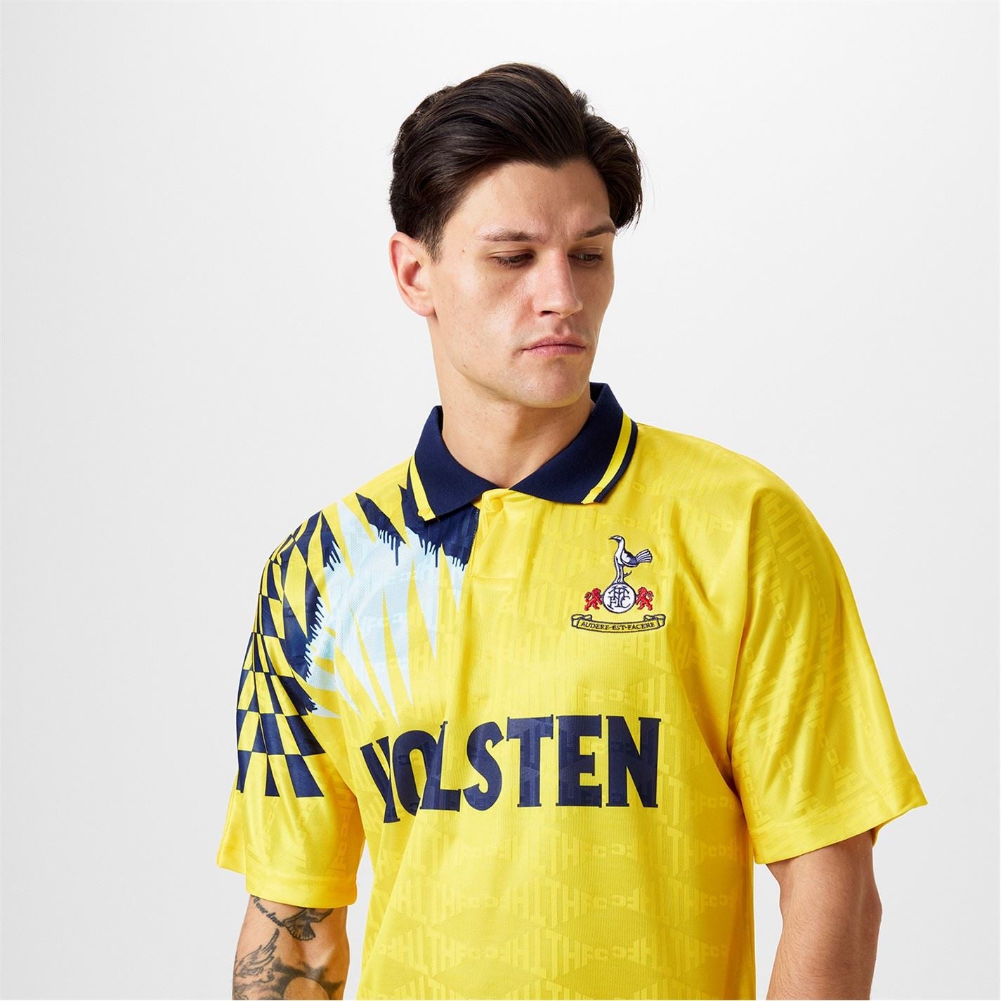 Score Draw Tottenham Hotspur Retro Away Shirt 92 Adults