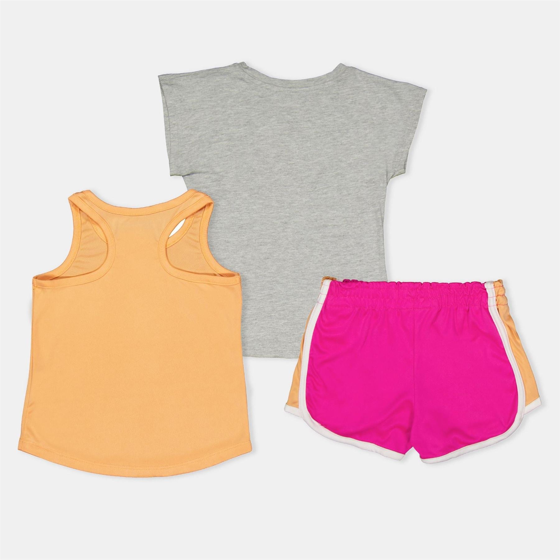 Reebok Lettering Crew Neck Short Sleeve T-Shirt and Short Set