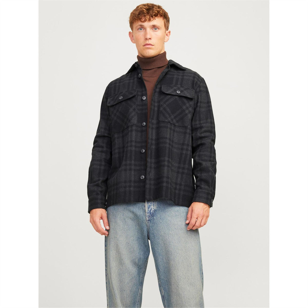 Jack and Jones Raymond Regular Fit Long Sleeve Cuff Shirt