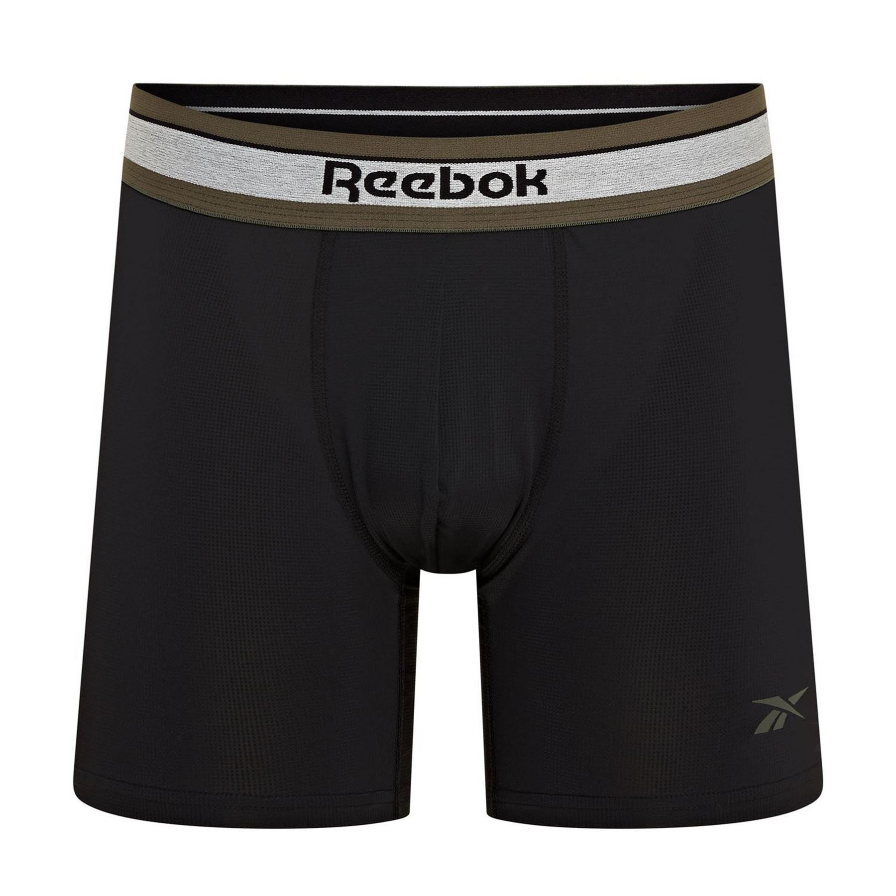 Reebok Mens 3 Pack Trunks Angus