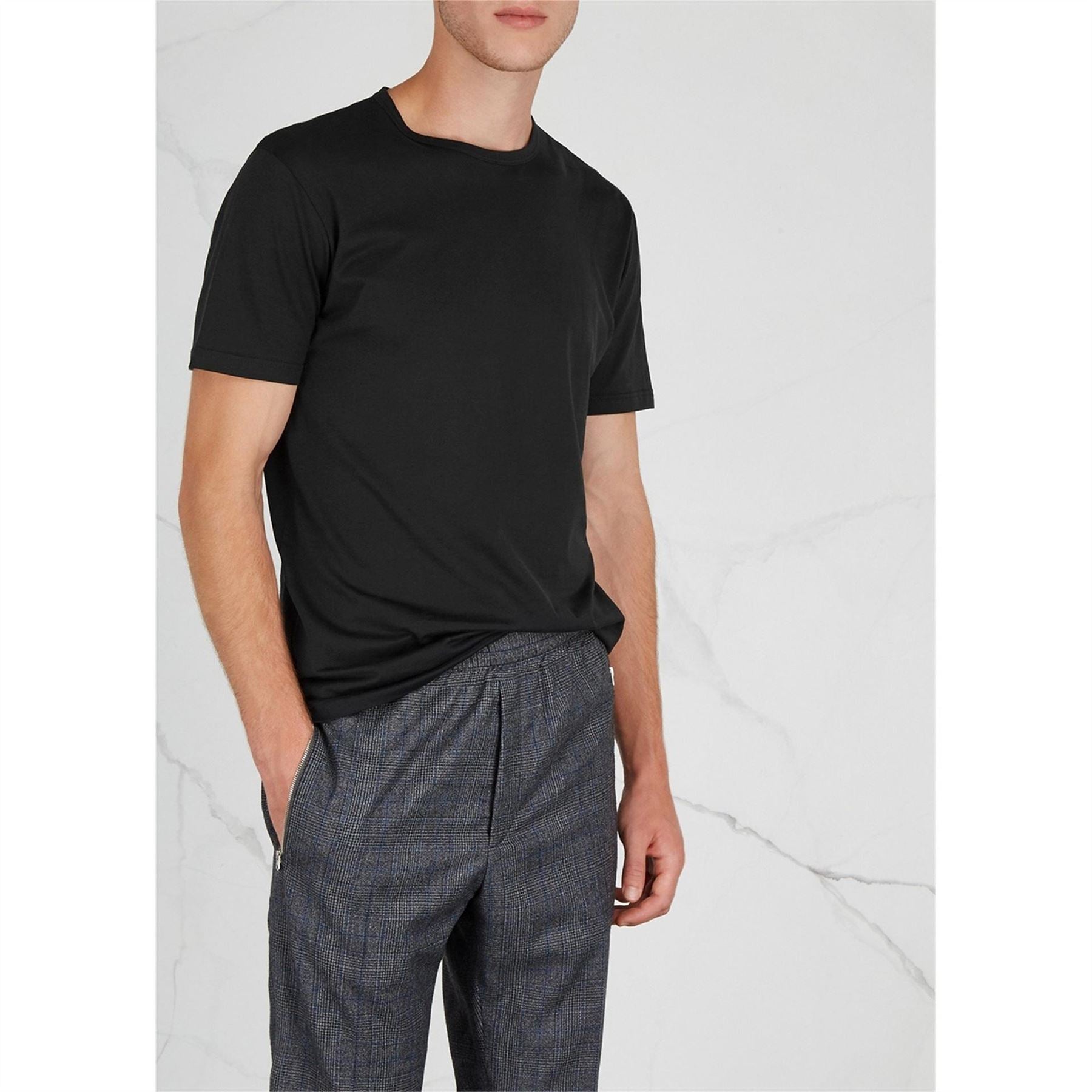 Sunspel Tee Ss Classic Crew Cont