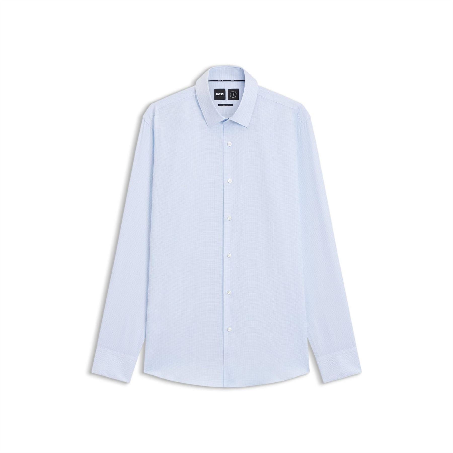 Boss Point Collar Long Sleeve Regular Fit Oxford Shirt
