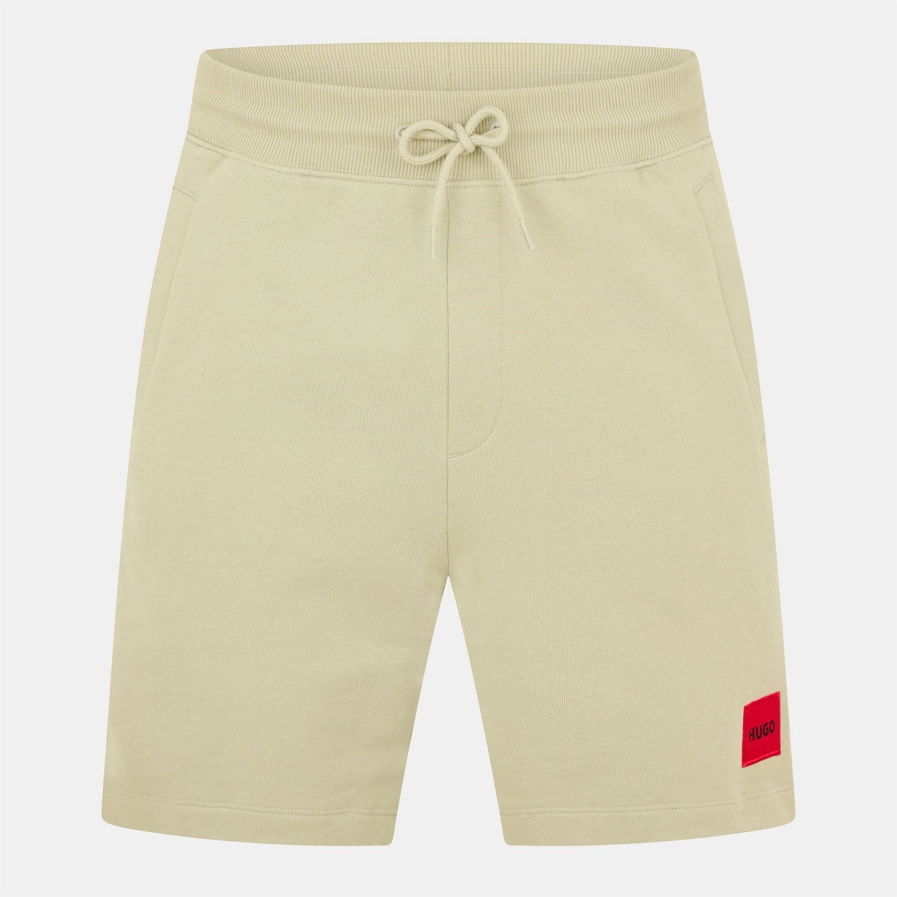 Hugo HUGO Jogger Fleece Shorts with Logo Detail   Soft Cotton Blend Jersey