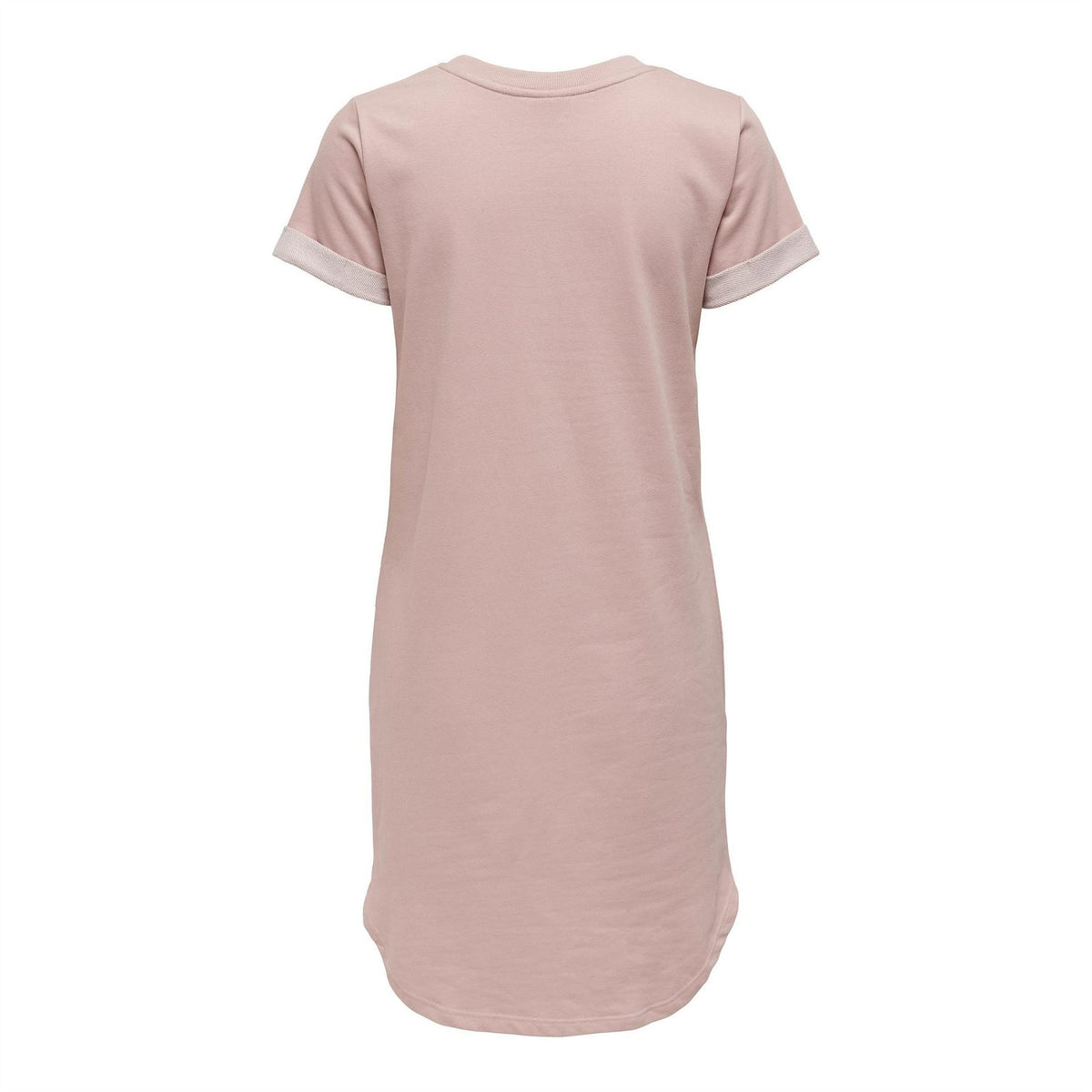 Only Crew Neck Short Sleeve Mini T-Shirt Dress