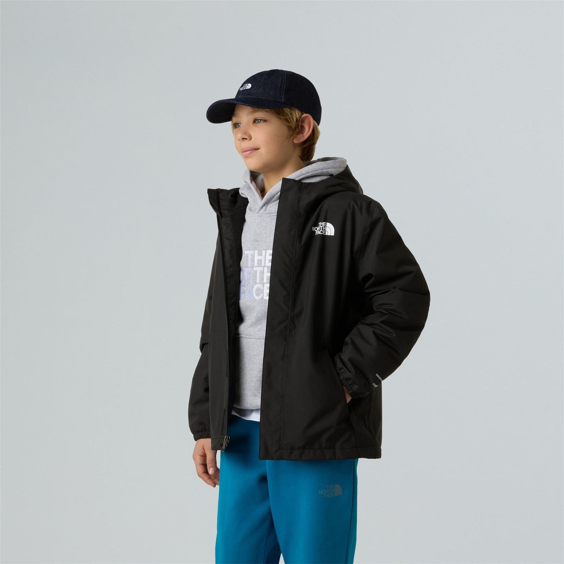 The North Face Antora Hooded Solid Patterned Rain Jacket
