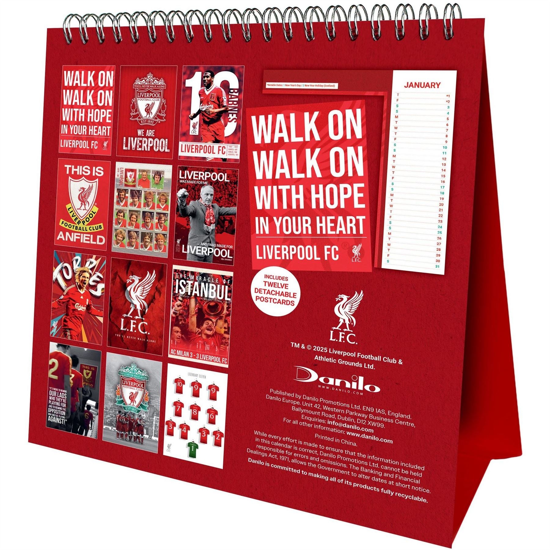 Grange Hotspur Calendars