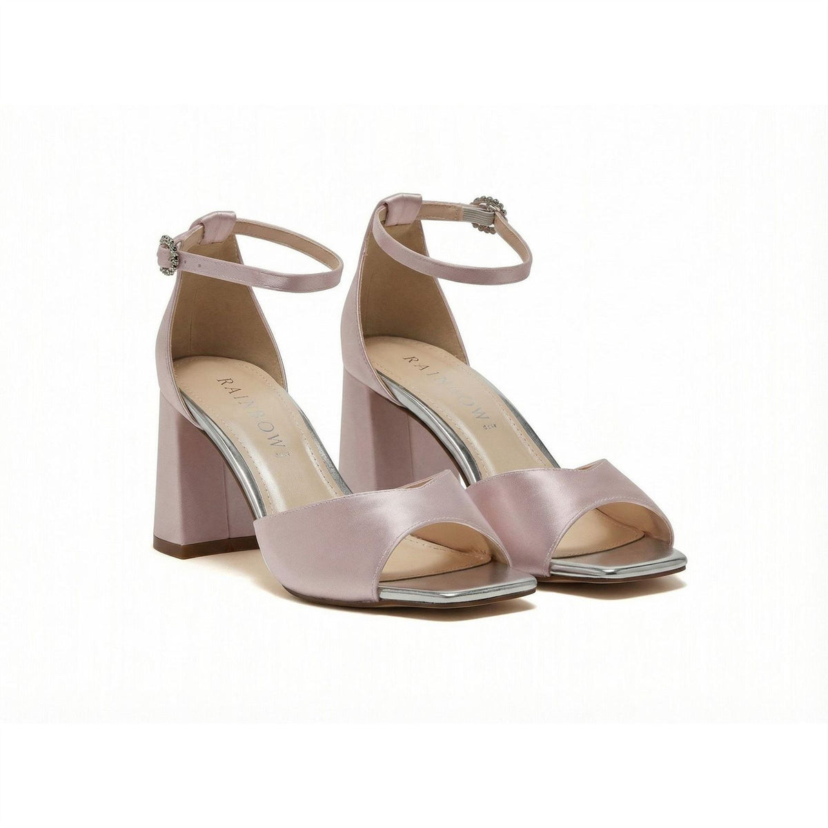 Rainbow Block Court Shoes
