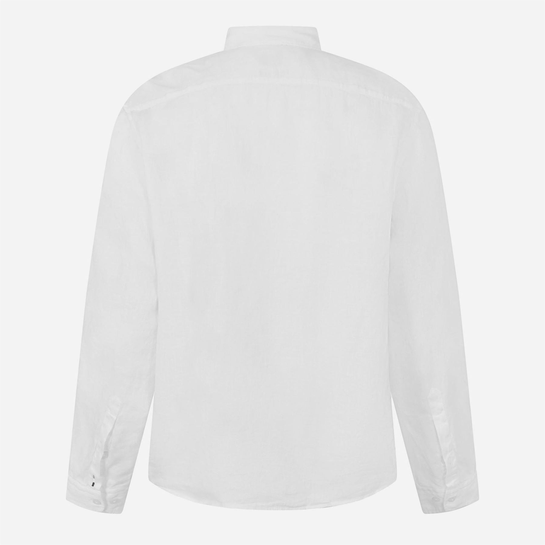 Boss Liam Regular Fit Cuff Sleeve Point Collar Shirt