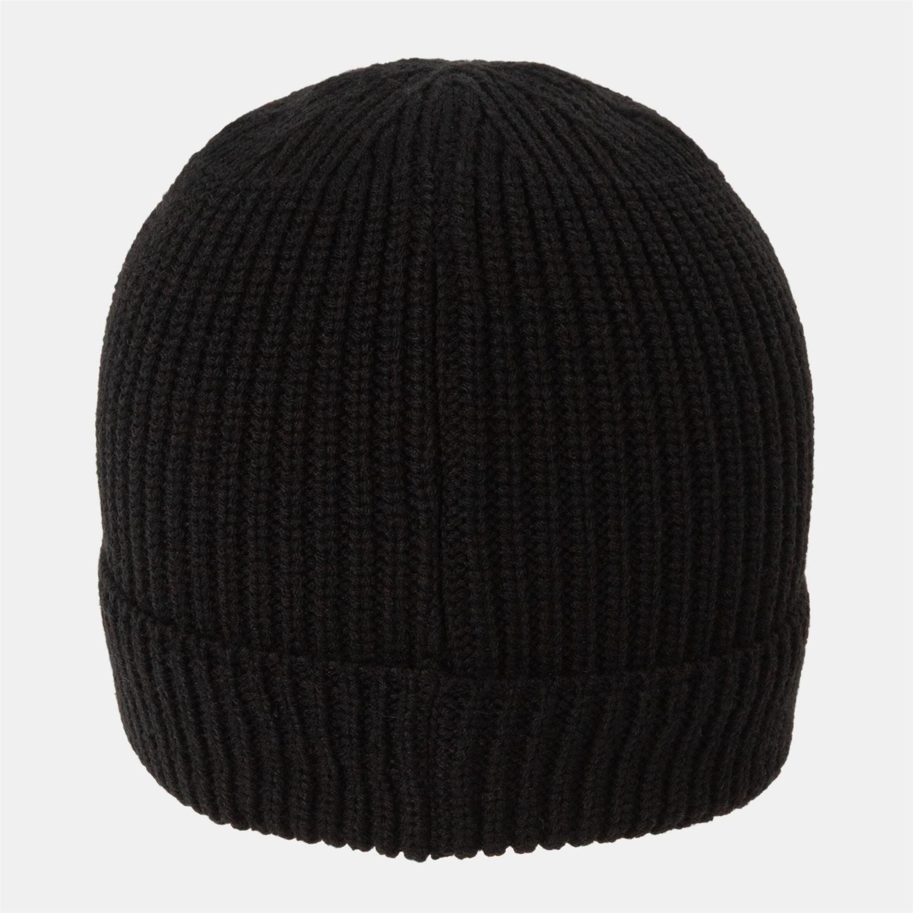 Pretty Green Adjustable Cuff Beanie With a Ribbed Pattern