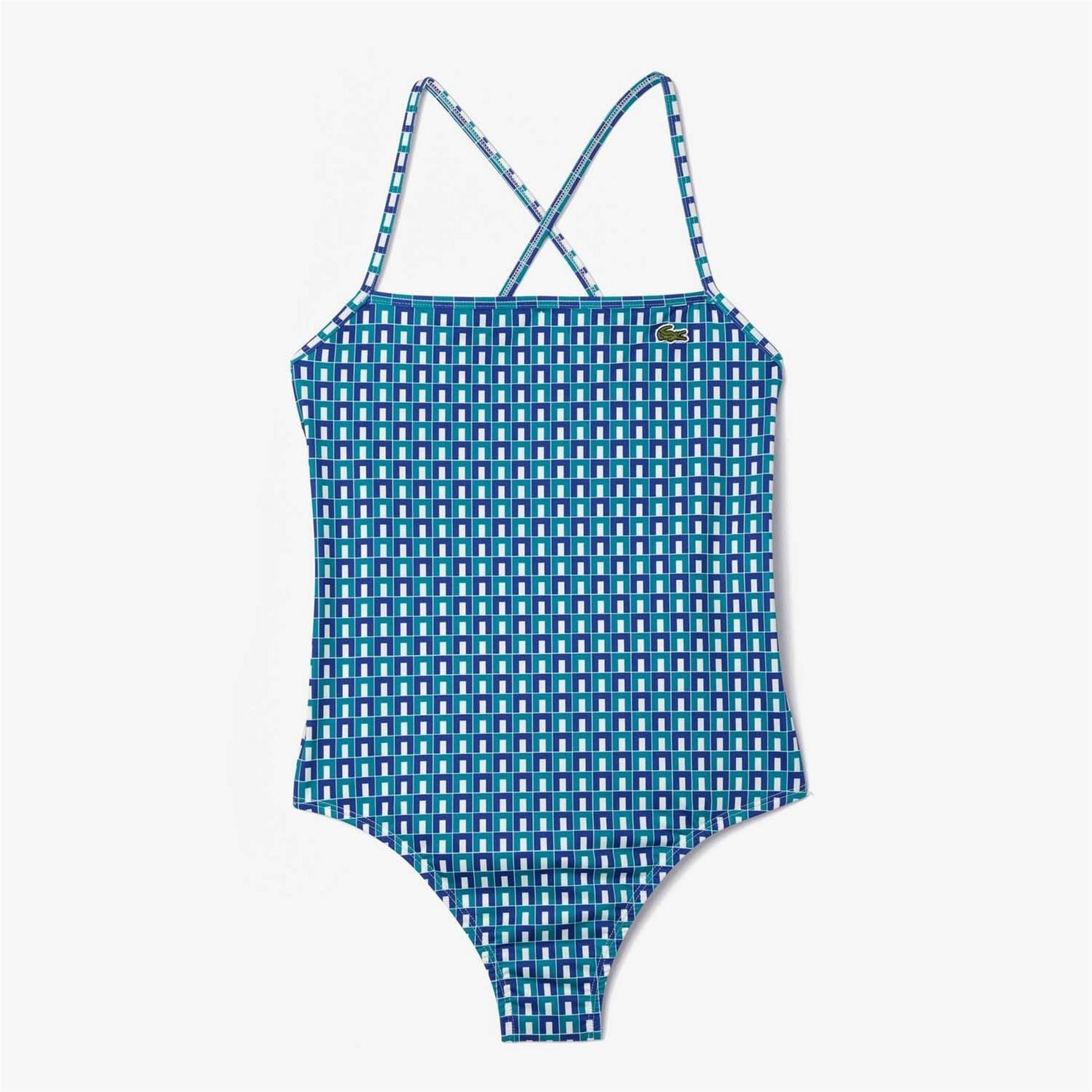 Lacoste George Print One Piece Swimsuit