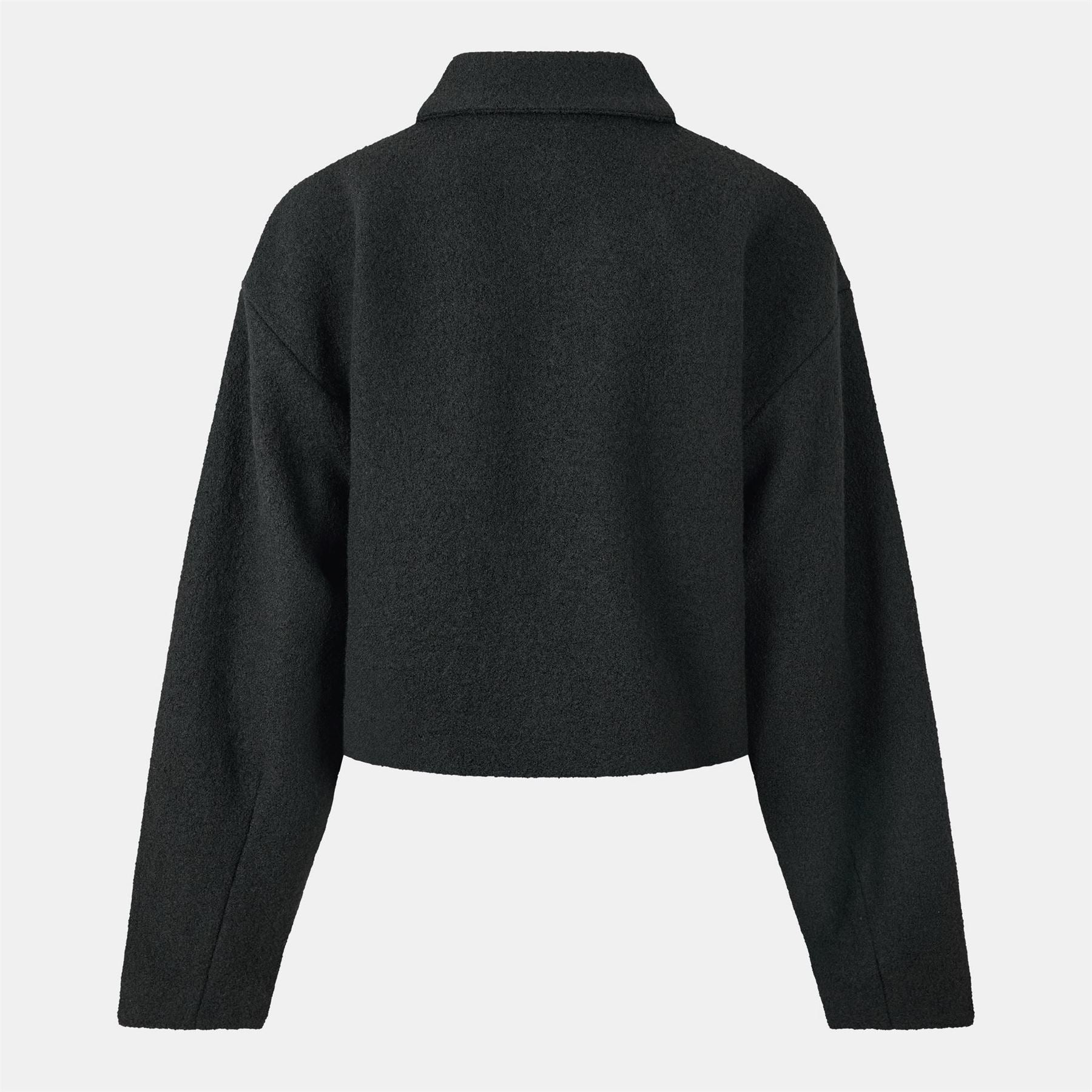 Lacoste Solid Patterned Snap Button Parka Coat