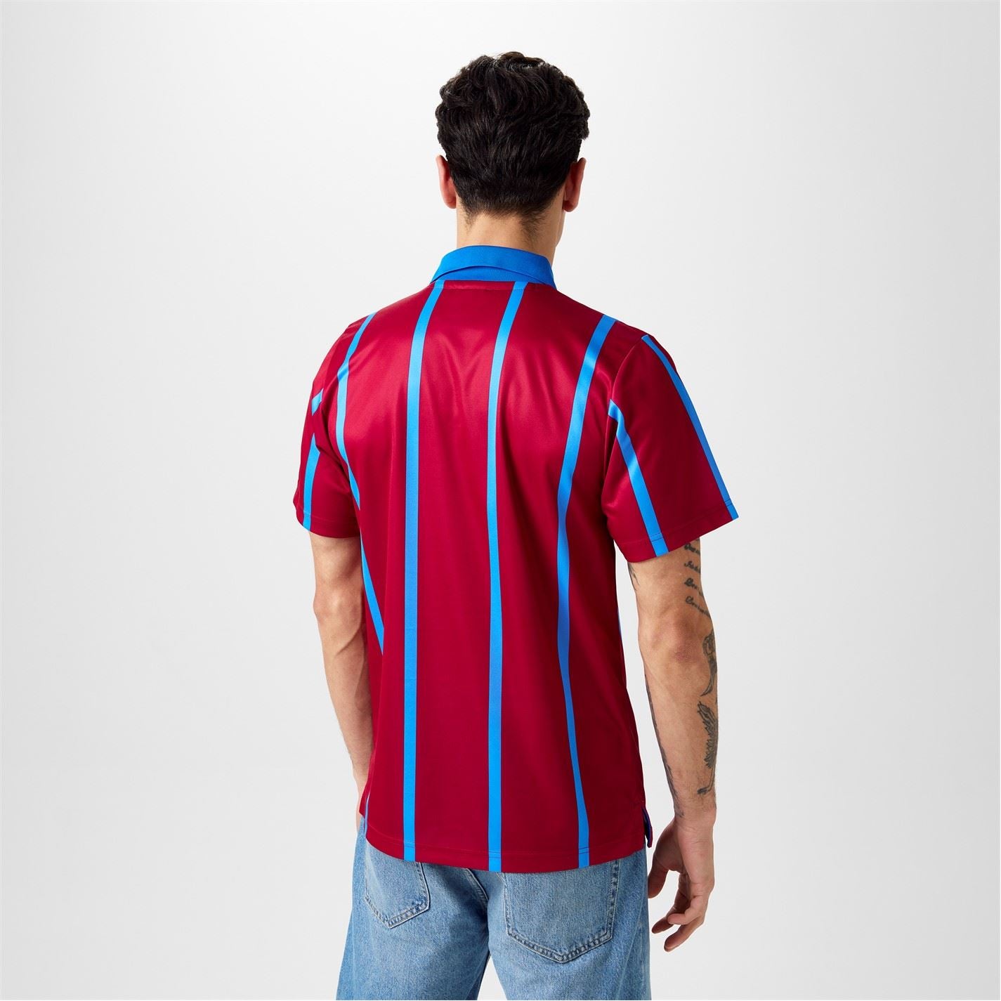 Score Draw Aston Villa Retro Home Shirt 94 Adults