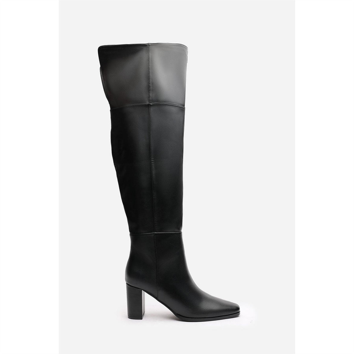 Wheres That From Over the Knee Block Heel Boots