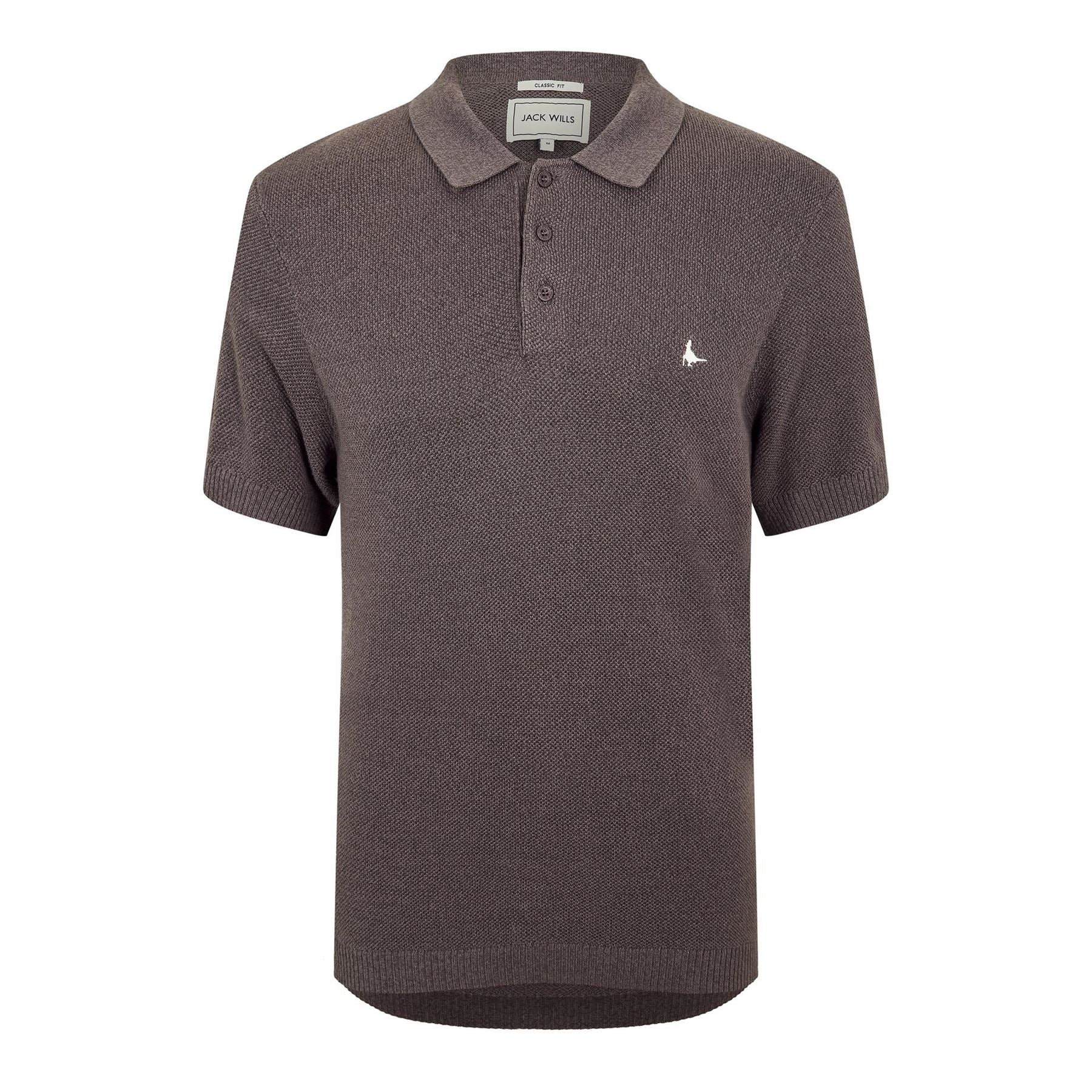 Jack Wills Knitted Short Sleeve Polo Shirt