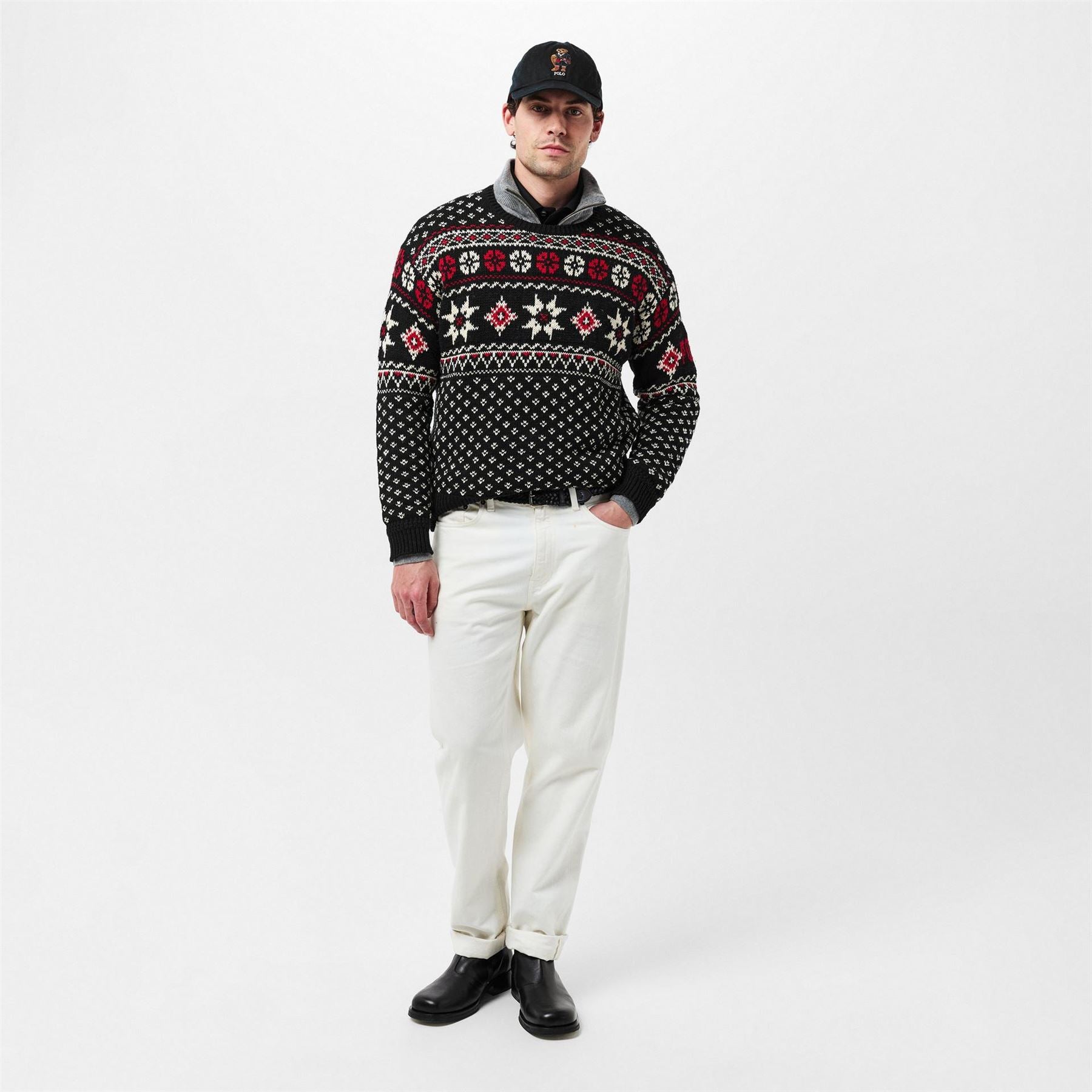 Polo Ralph Lauren Fairisle Crew Neck Long Sleeve Sweater