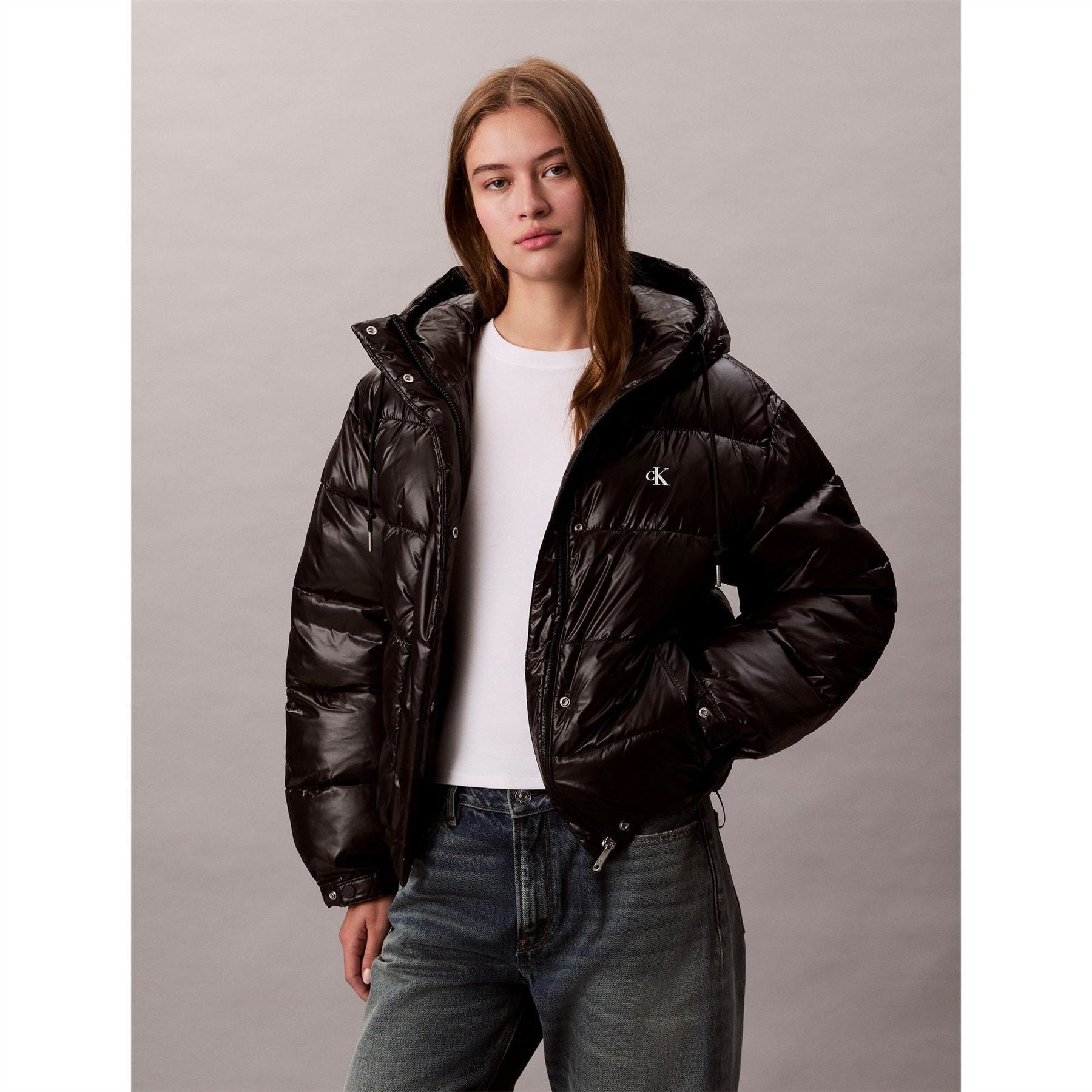 Calvin Klein Jeans  Quilted Short Puffer Jacket
