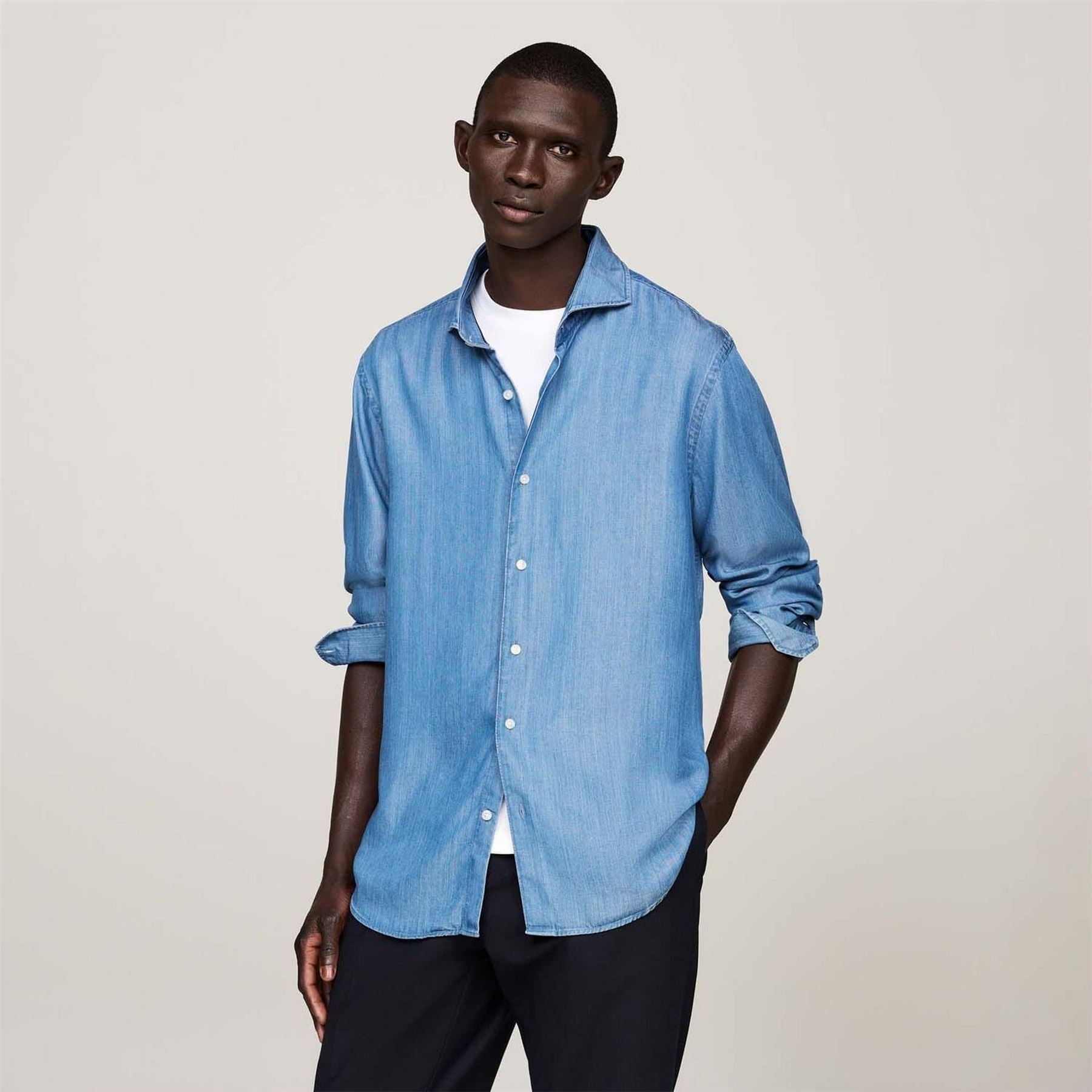 Tommy Hilfiger Casual Slim Fit Denim Shirt