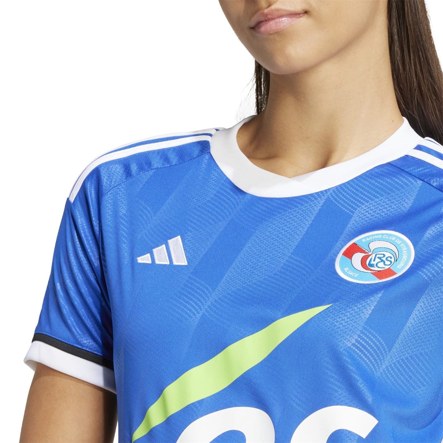 adidas Womens Rc Strasbourg Home Shirt 2023 2024