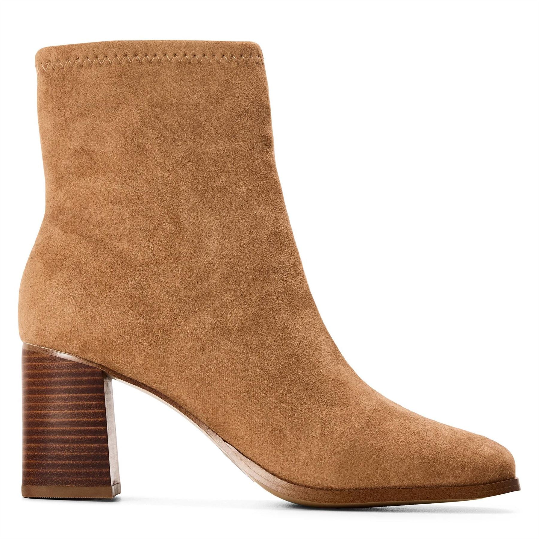 Aldo Marlo Suede Square Toe Block Heel Ankle Boots