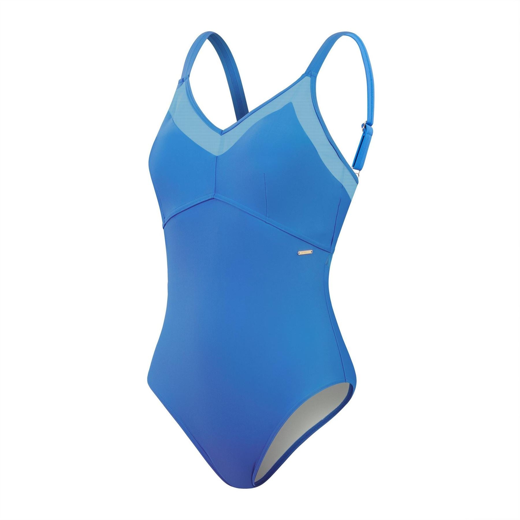 Speedo Mesh Detail One Piece Swimsuit
