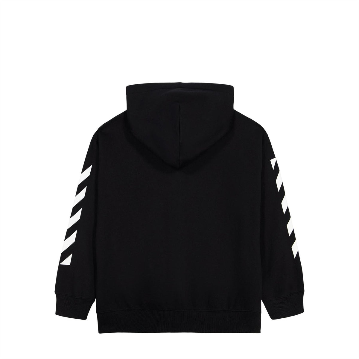 L AB Off White Small Logo Full Zip Teddy Fleece Hoodie