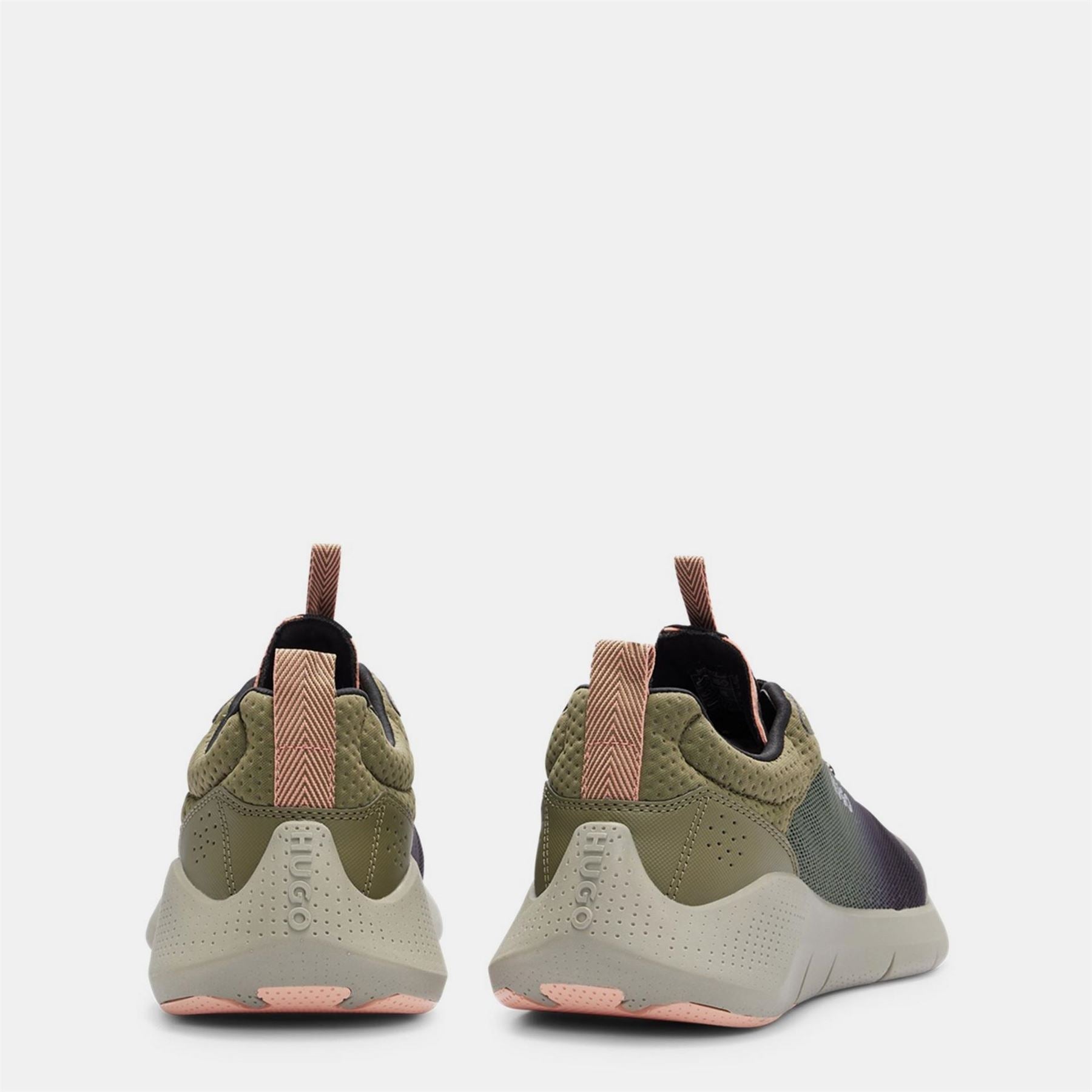 Hugo Wayne Runn Gradient Pattern Low Top Sneakers