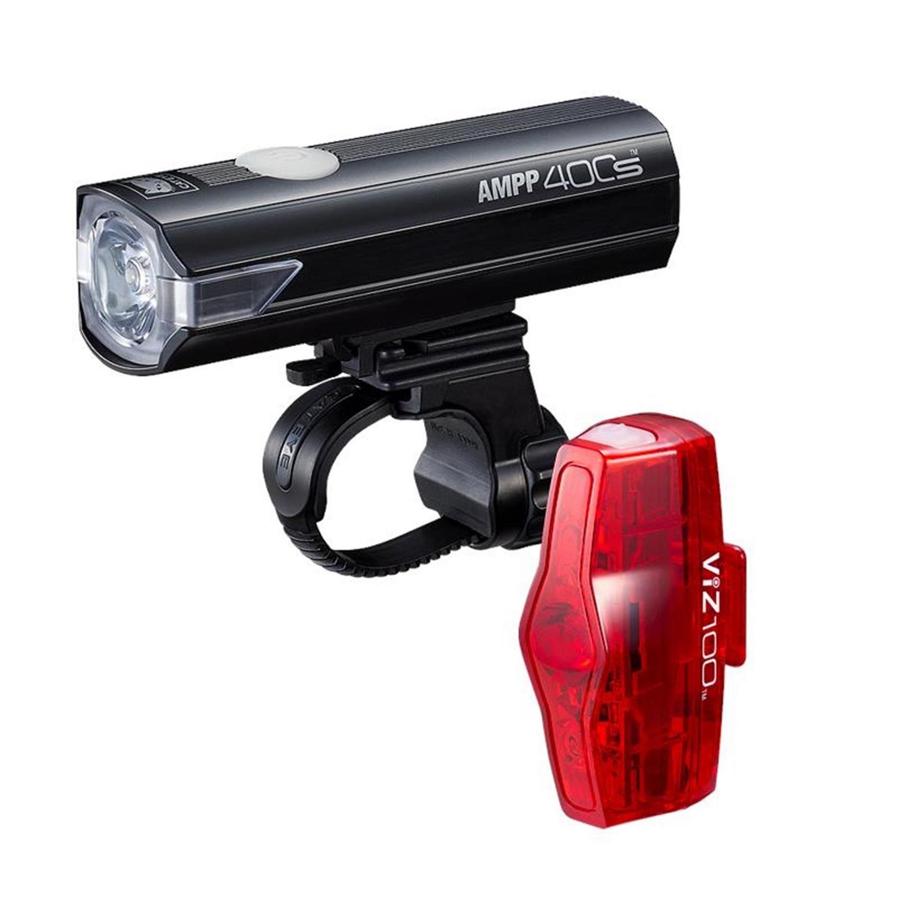 Cateye Ampp400s Bike Light Set