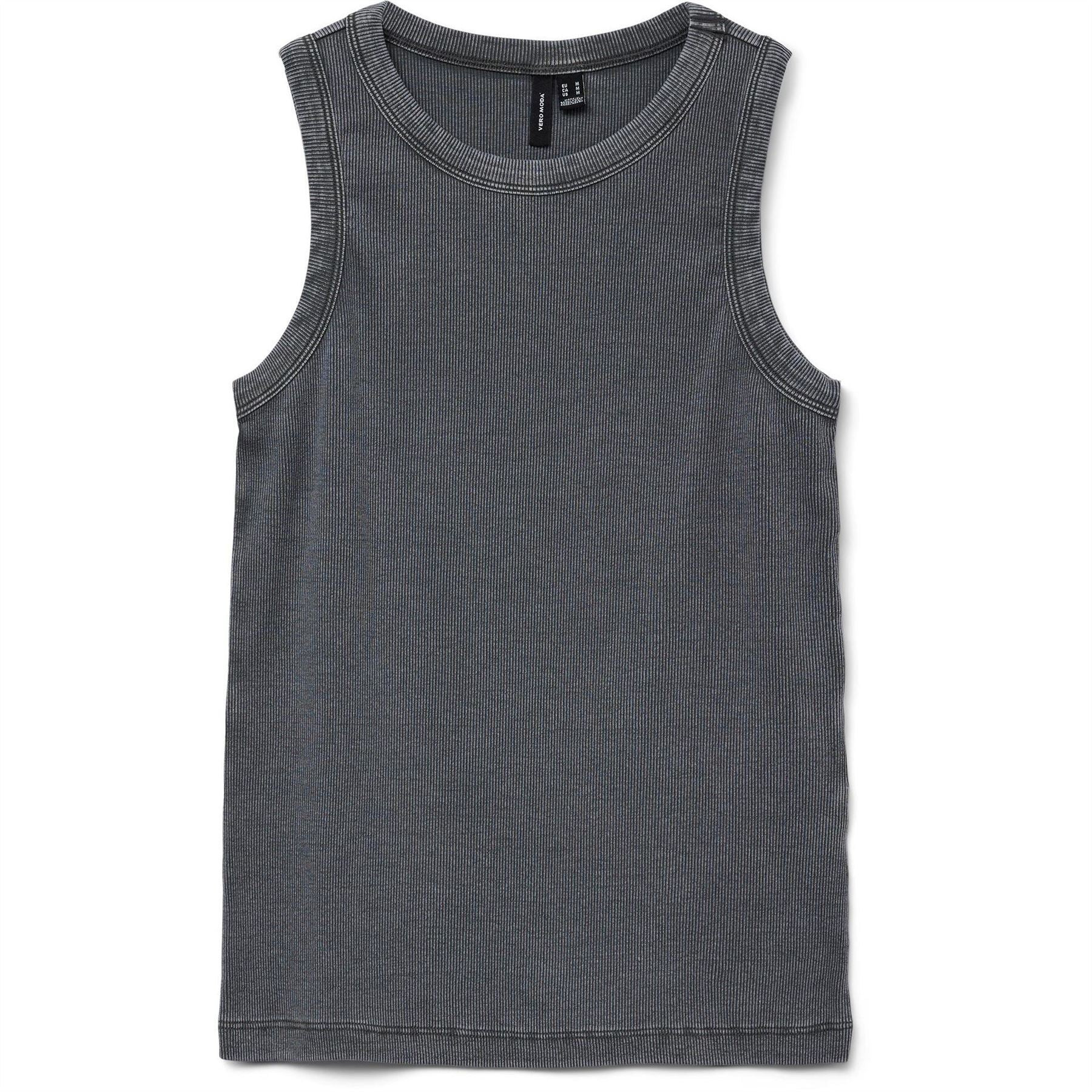 Vero Moda Slim Fit Crew Neck Ribbed Tank