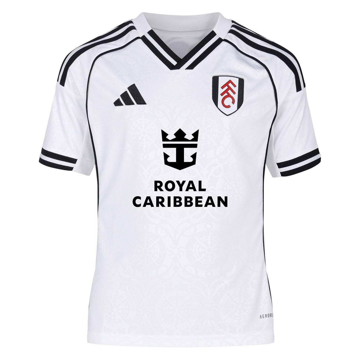 adidas Fulham Home Shirt 2025 2026 Juniors