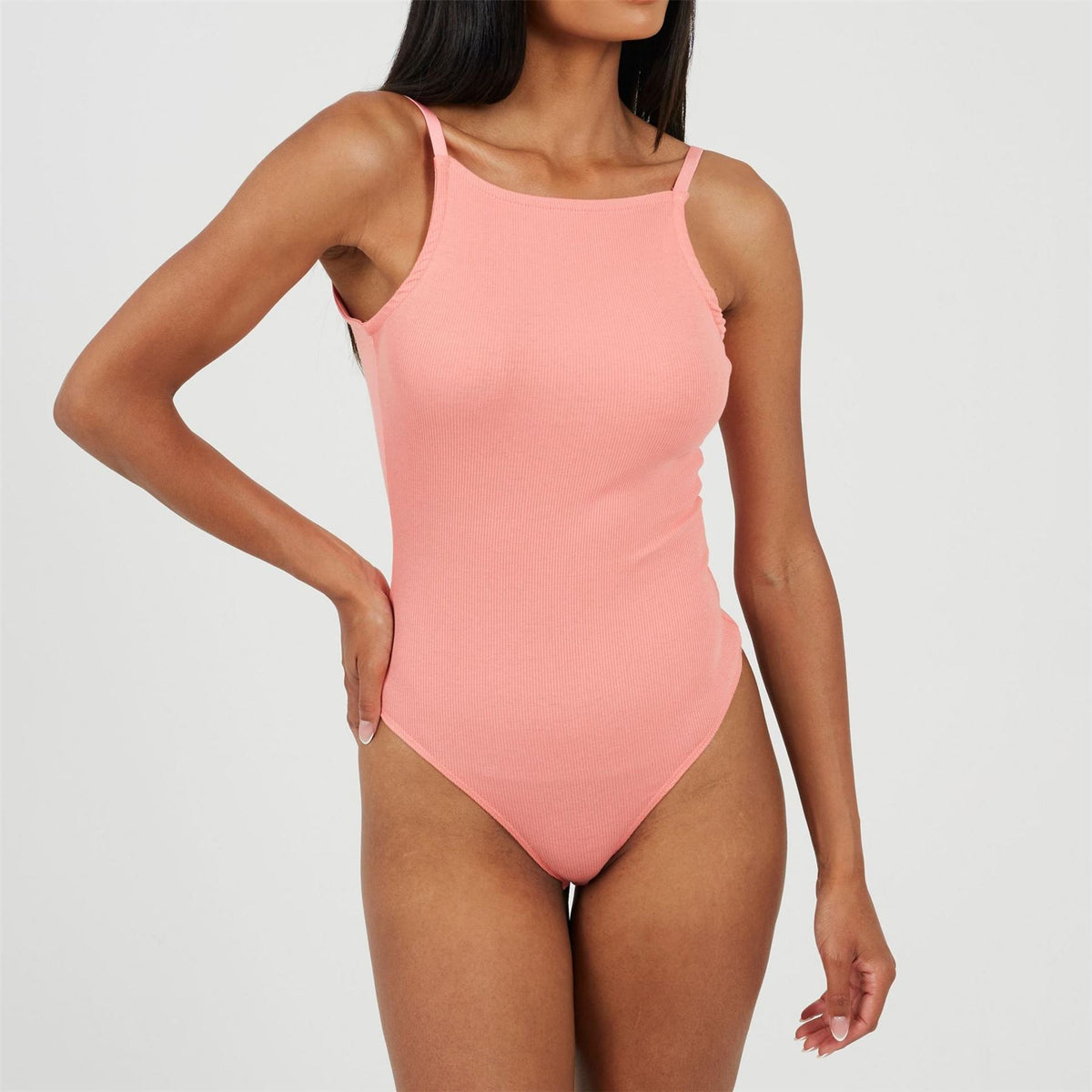 Brave Soul Womens Spaghetti Strap Vest Style Bodysuit