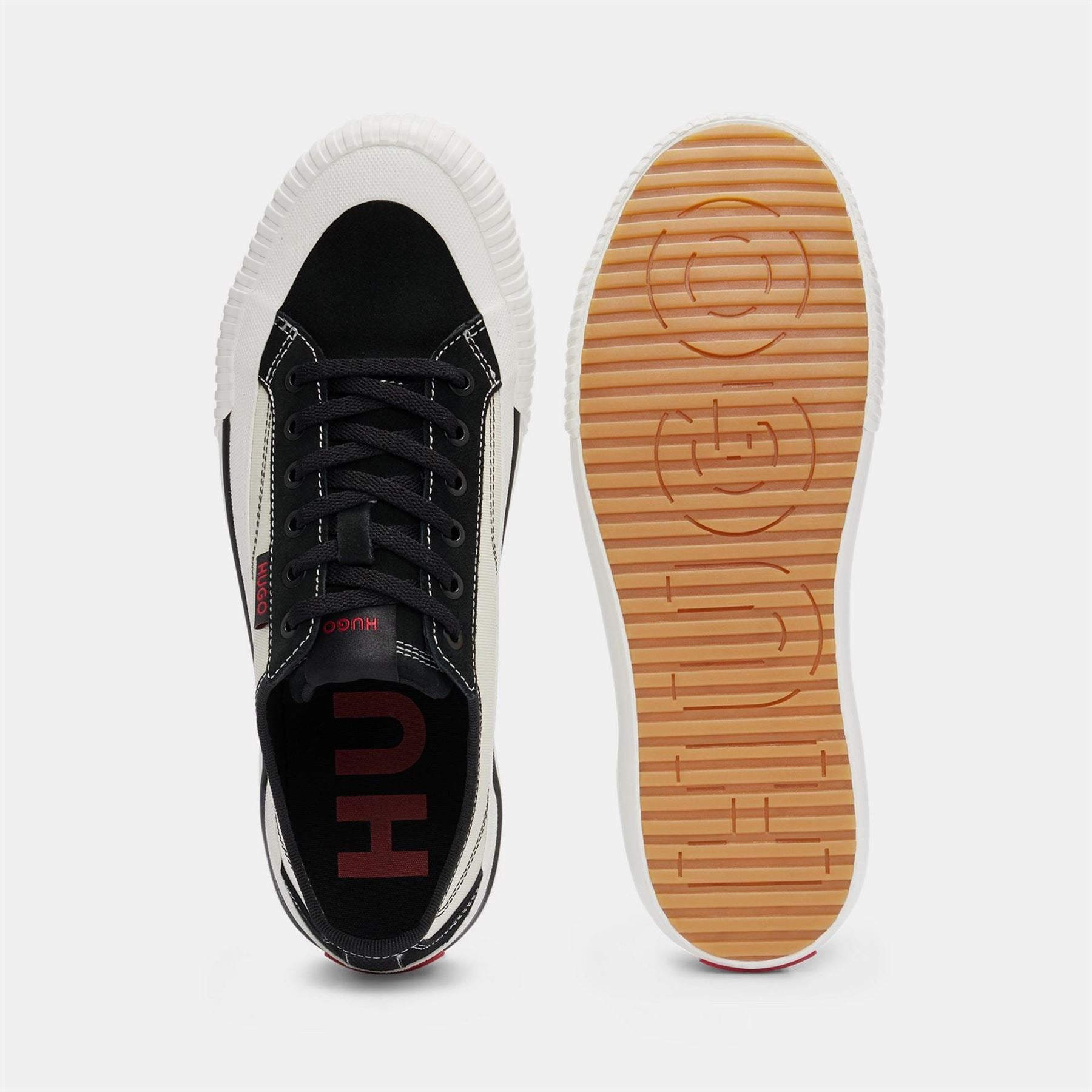 Hugo Dyerx Tenn Canvas Low Top Sneakers