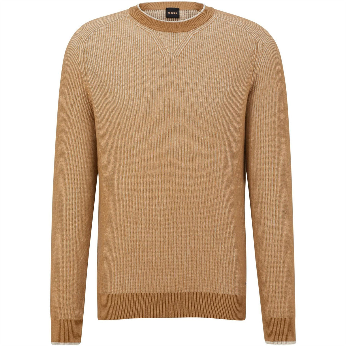 Boss Crew Neck Raglan Sleeve Long Sweater