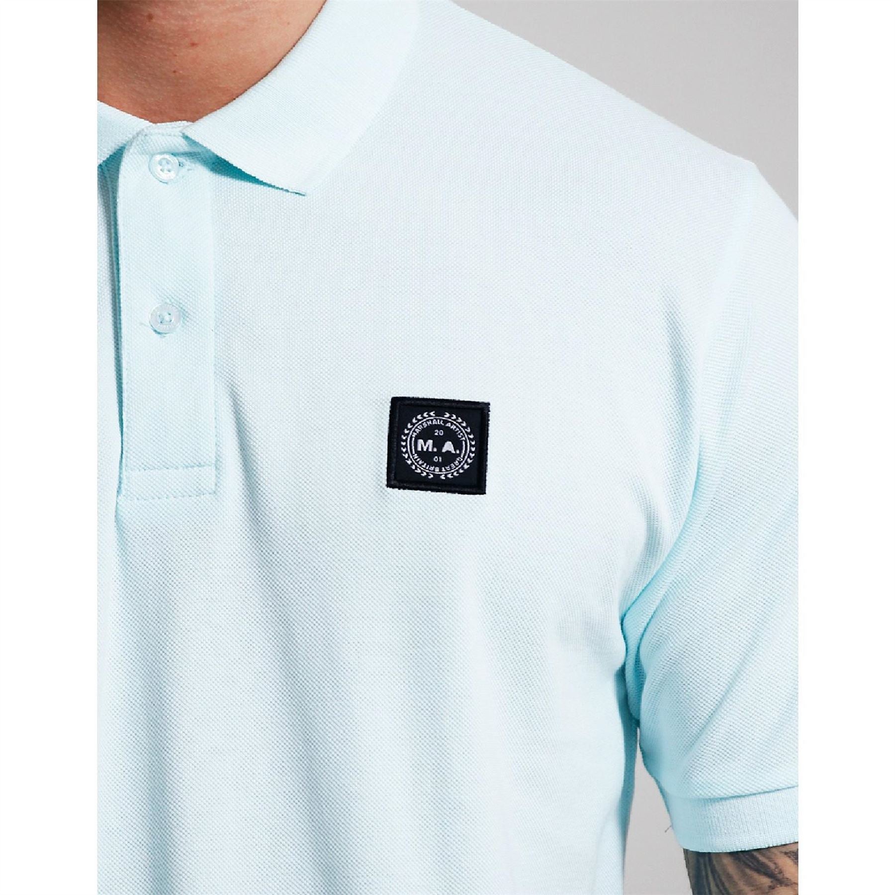 Marshall Artist Siren Collared Neck Short Sleeve Polo Shirt