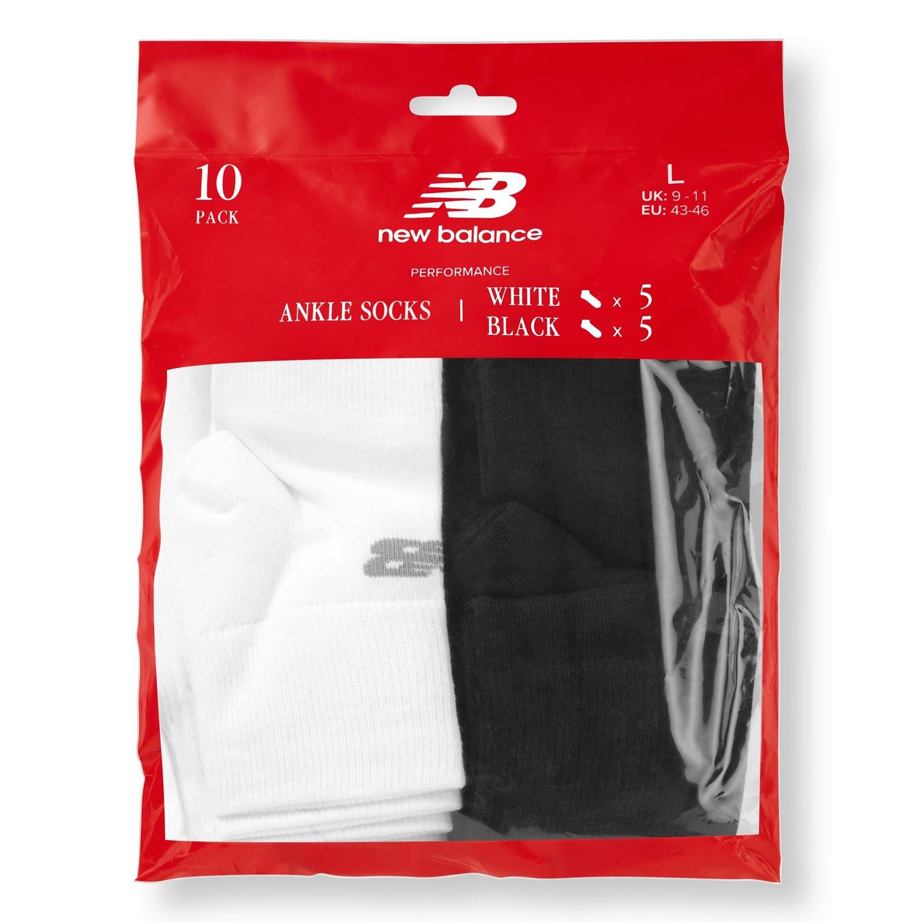 New Balance Ankle Socks 10 Pack